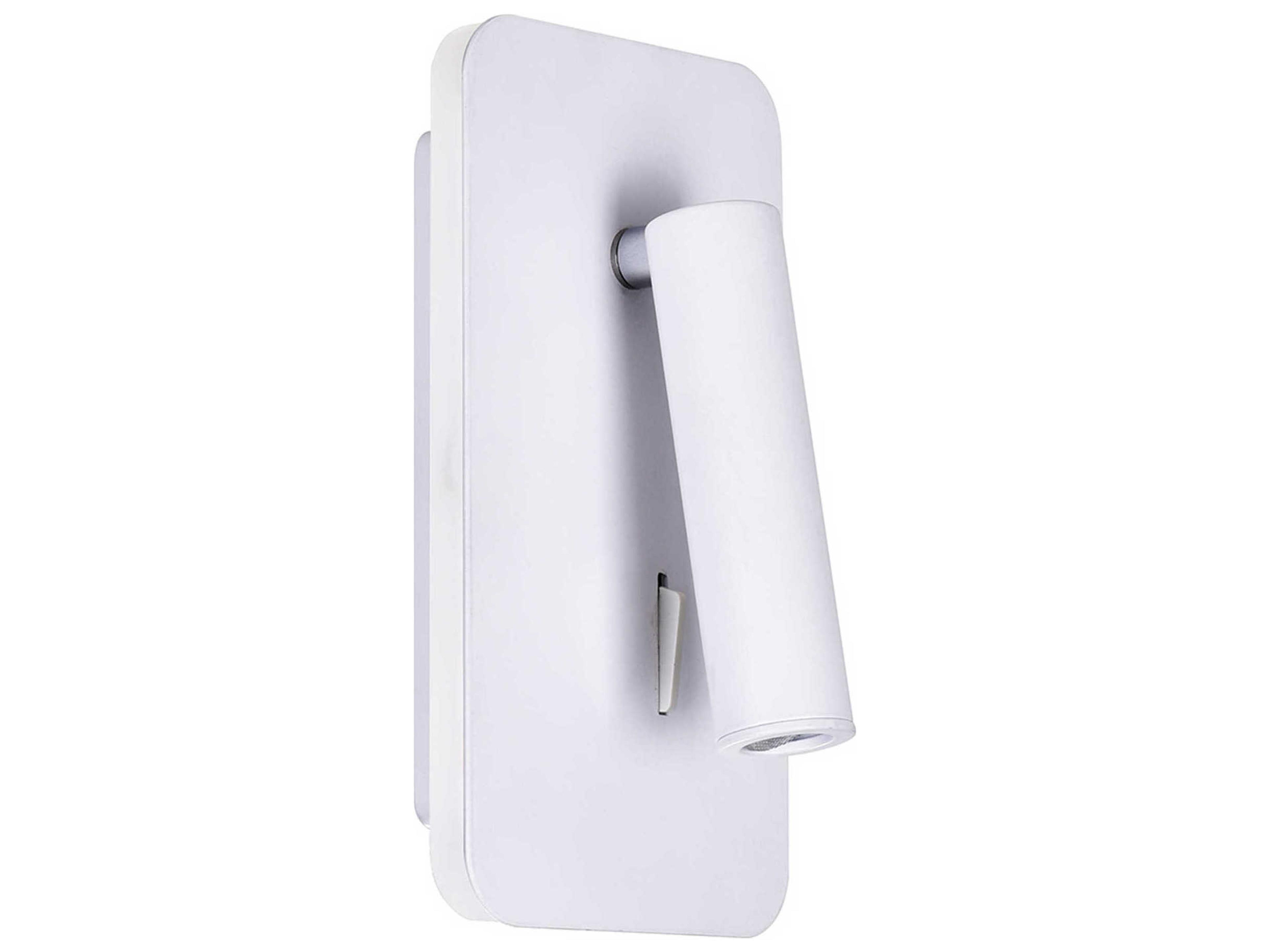 CWI Lighting Private I Matte White Wall Sconce