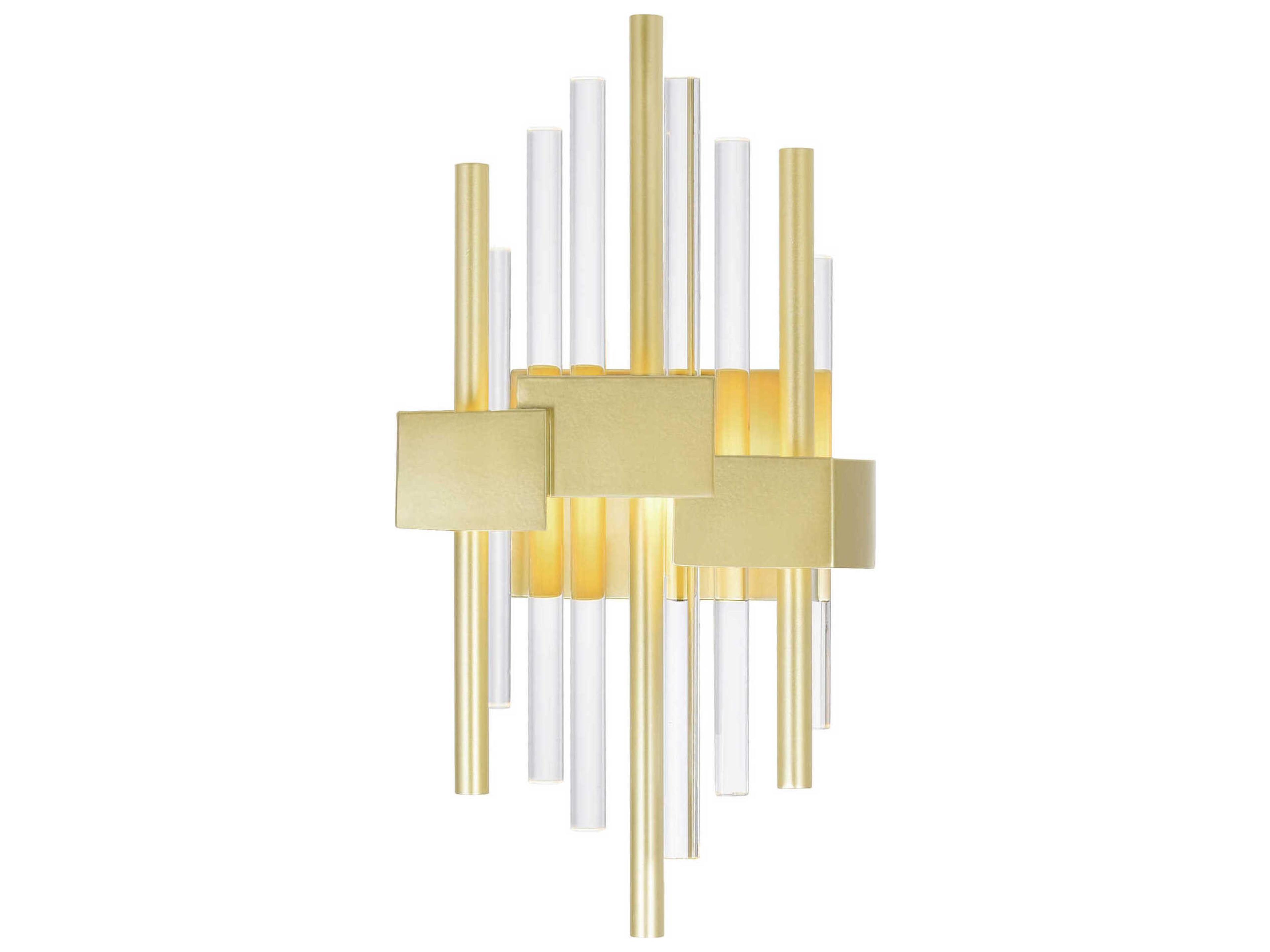 Millipede Satin Gold Wall Sconce