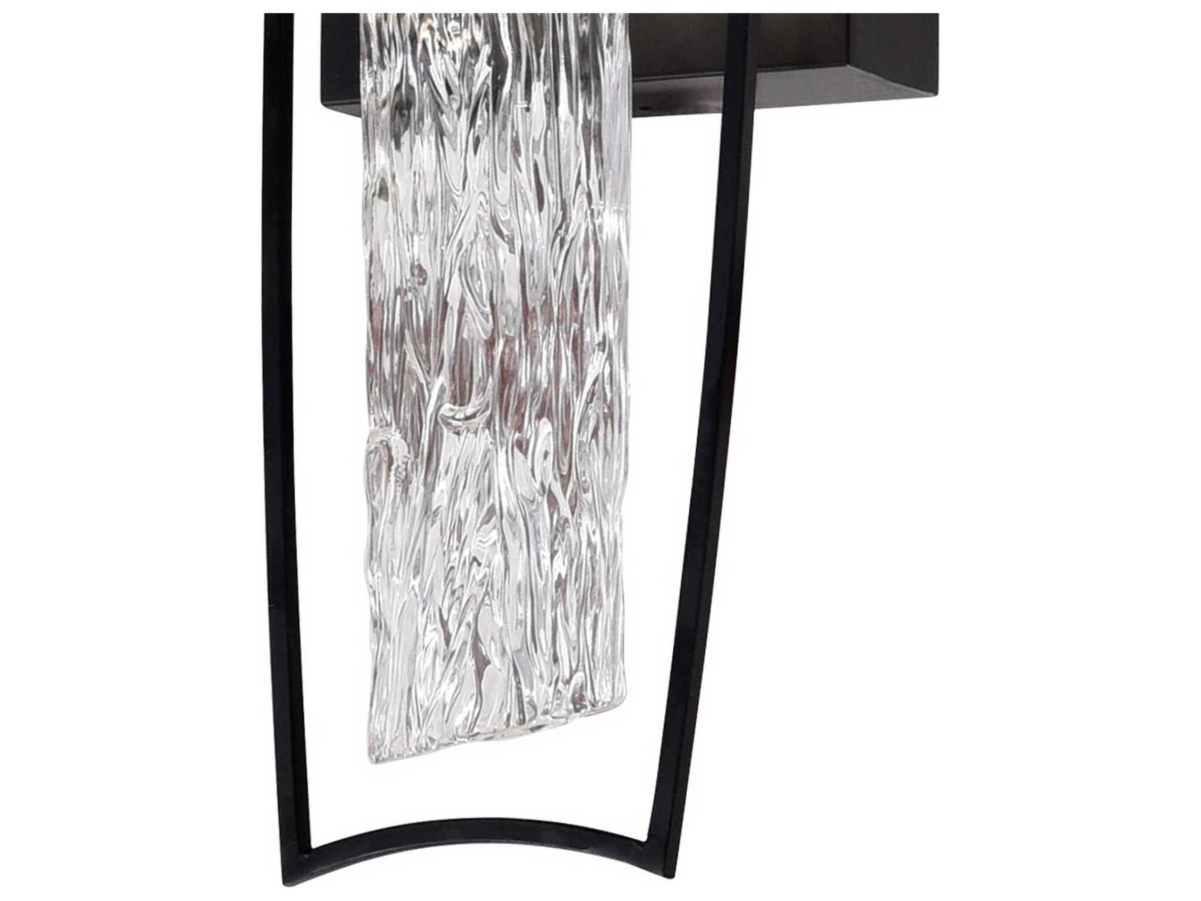 CWI Lighting Guadiana Black Satin Gold Wall Sconce