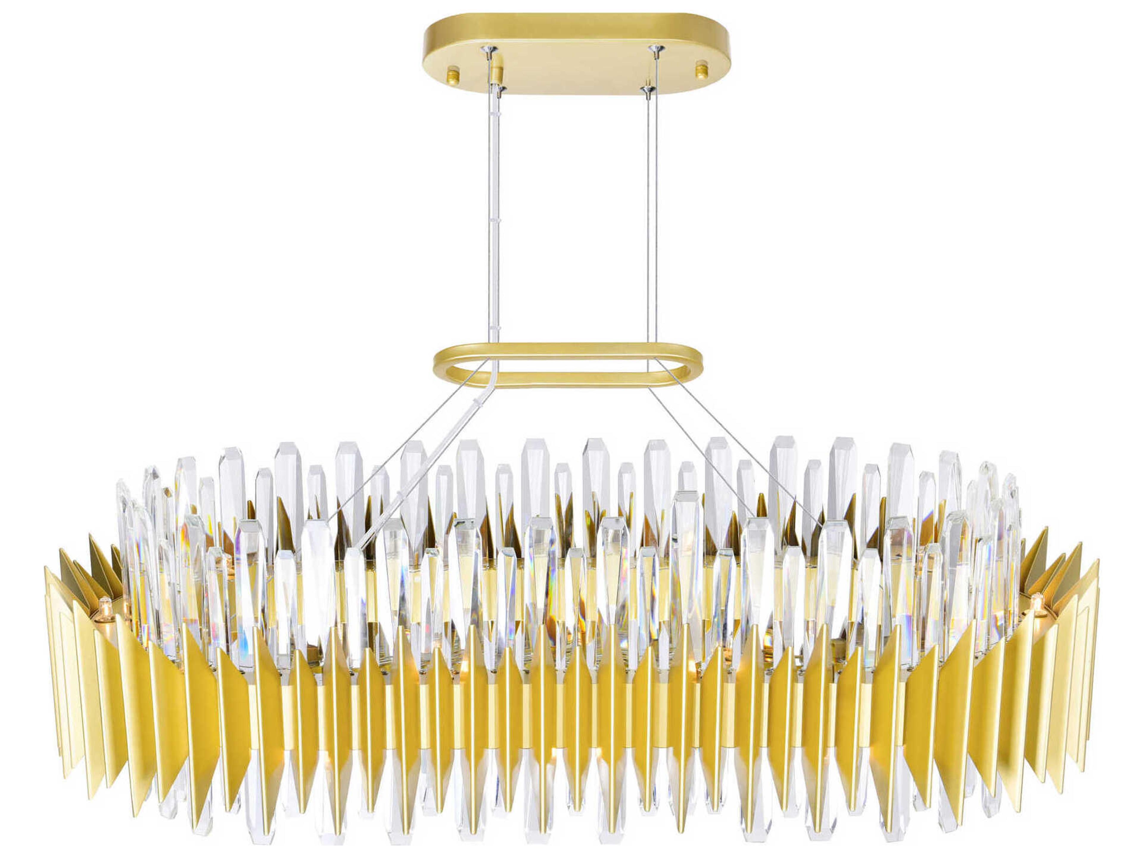 CWI Lighting Cityscape 20-Light Satin Gold Island Pendant