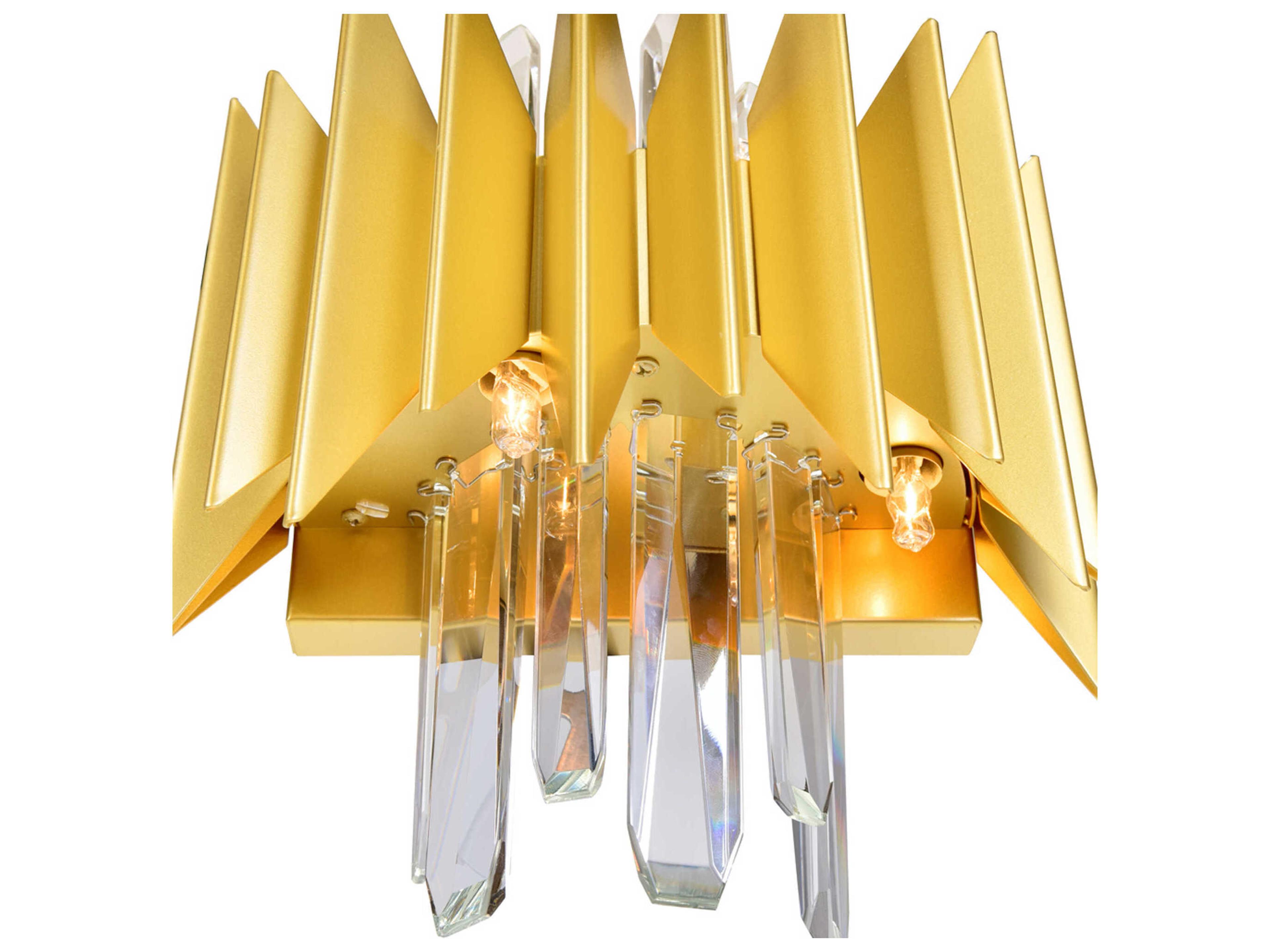 CWI Lighting Cityscape 5-Light Satin Gold Vanity Light