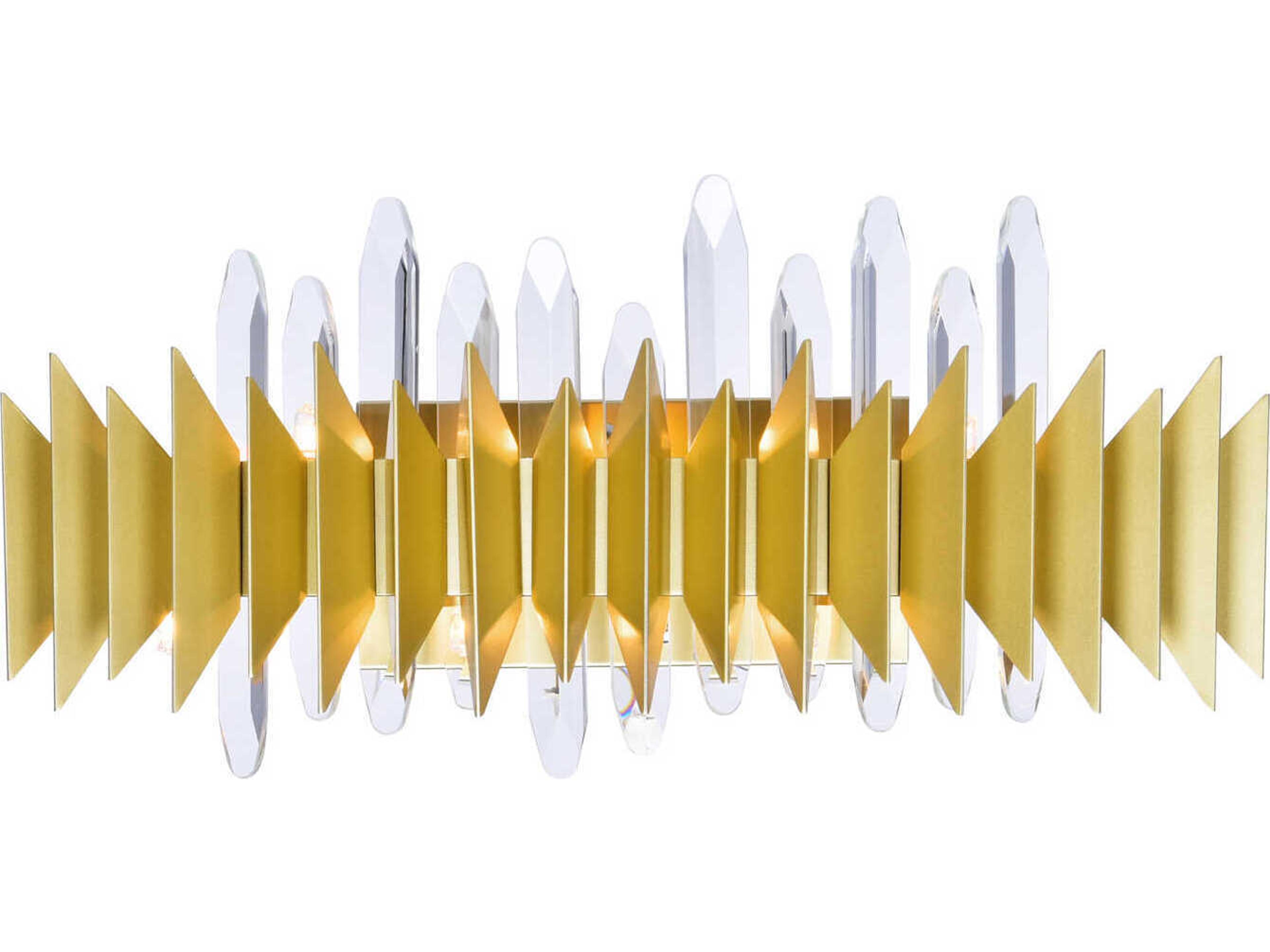 CWI Lighting Cityscape 7-Light Satin Gold Vanity Light