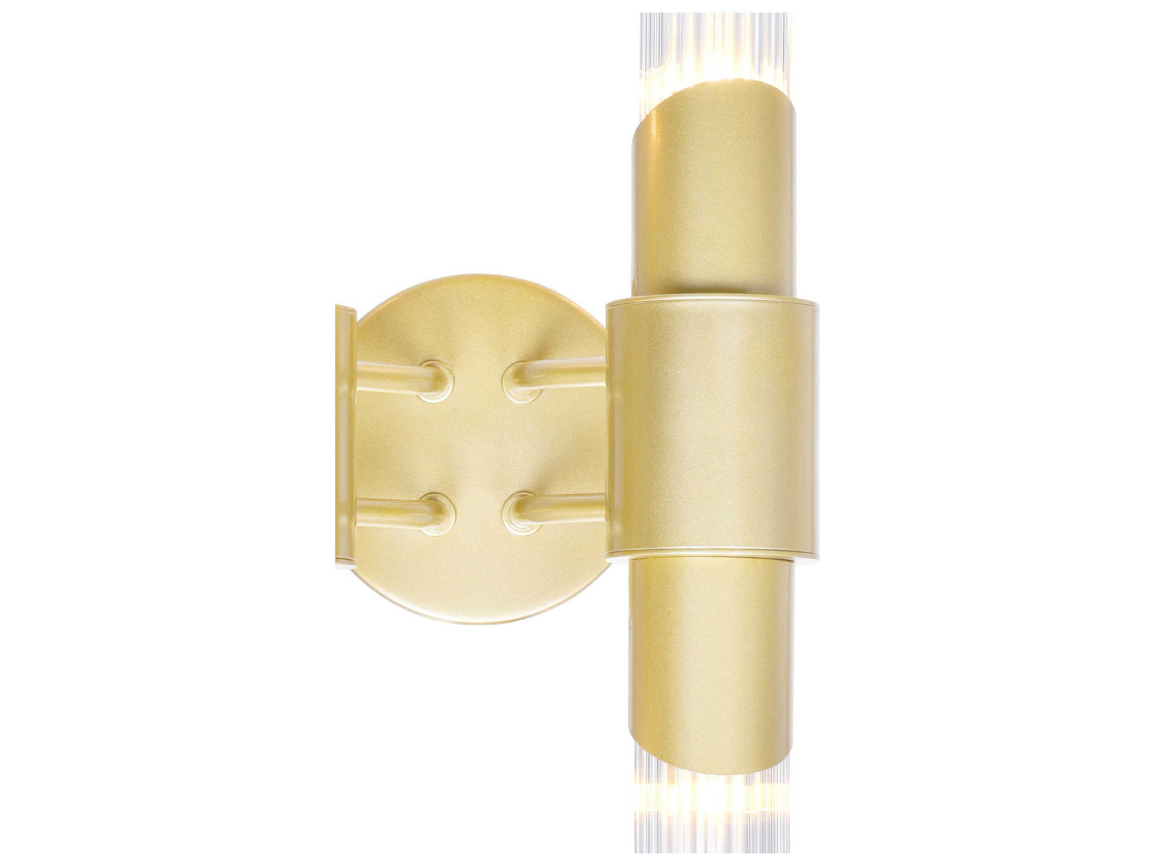 CWI Lighting Croissant 4-Light Satin Gold Vanity Light