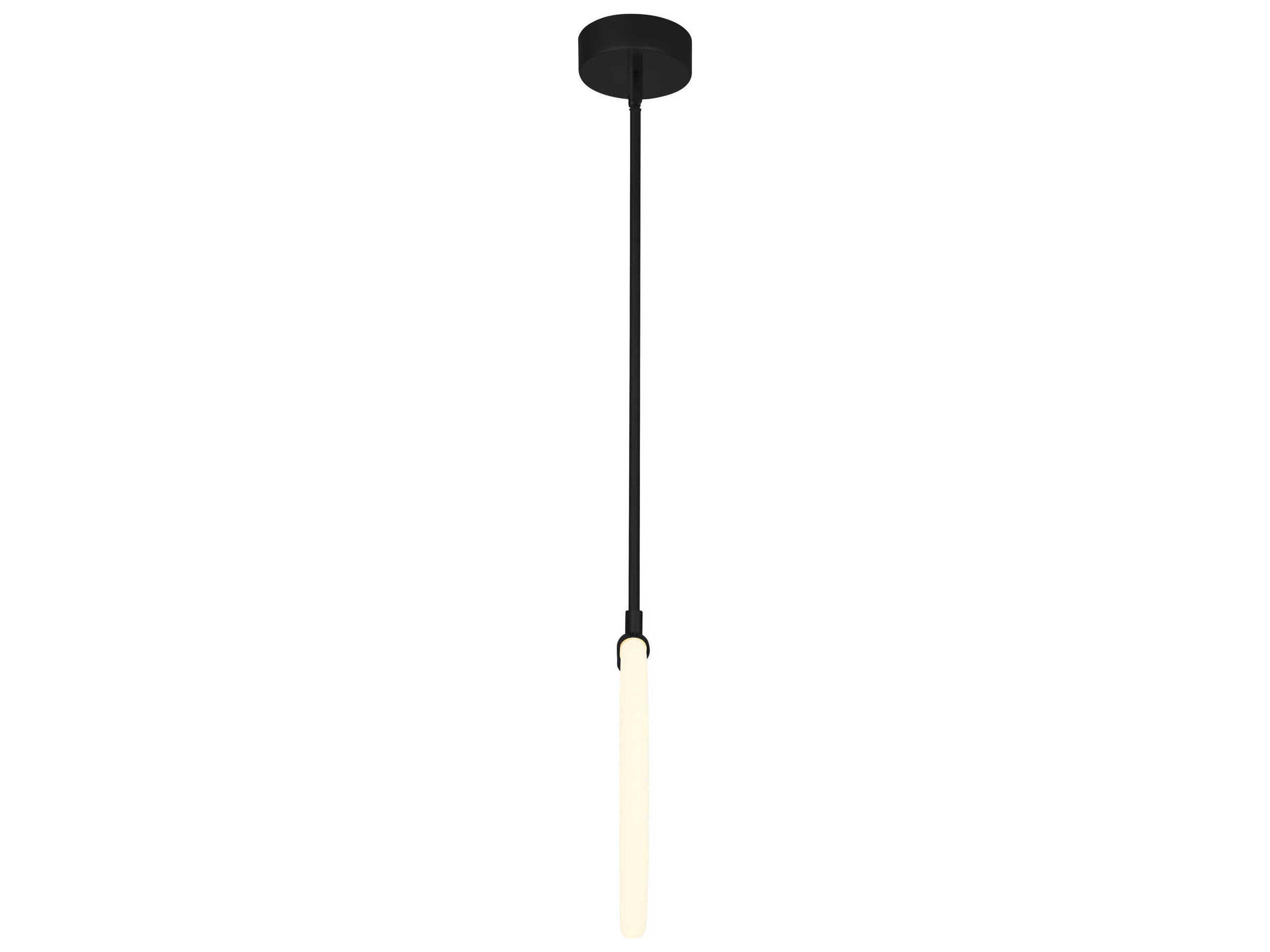 CWI Lighting Hoops Black Round Mini Pendant