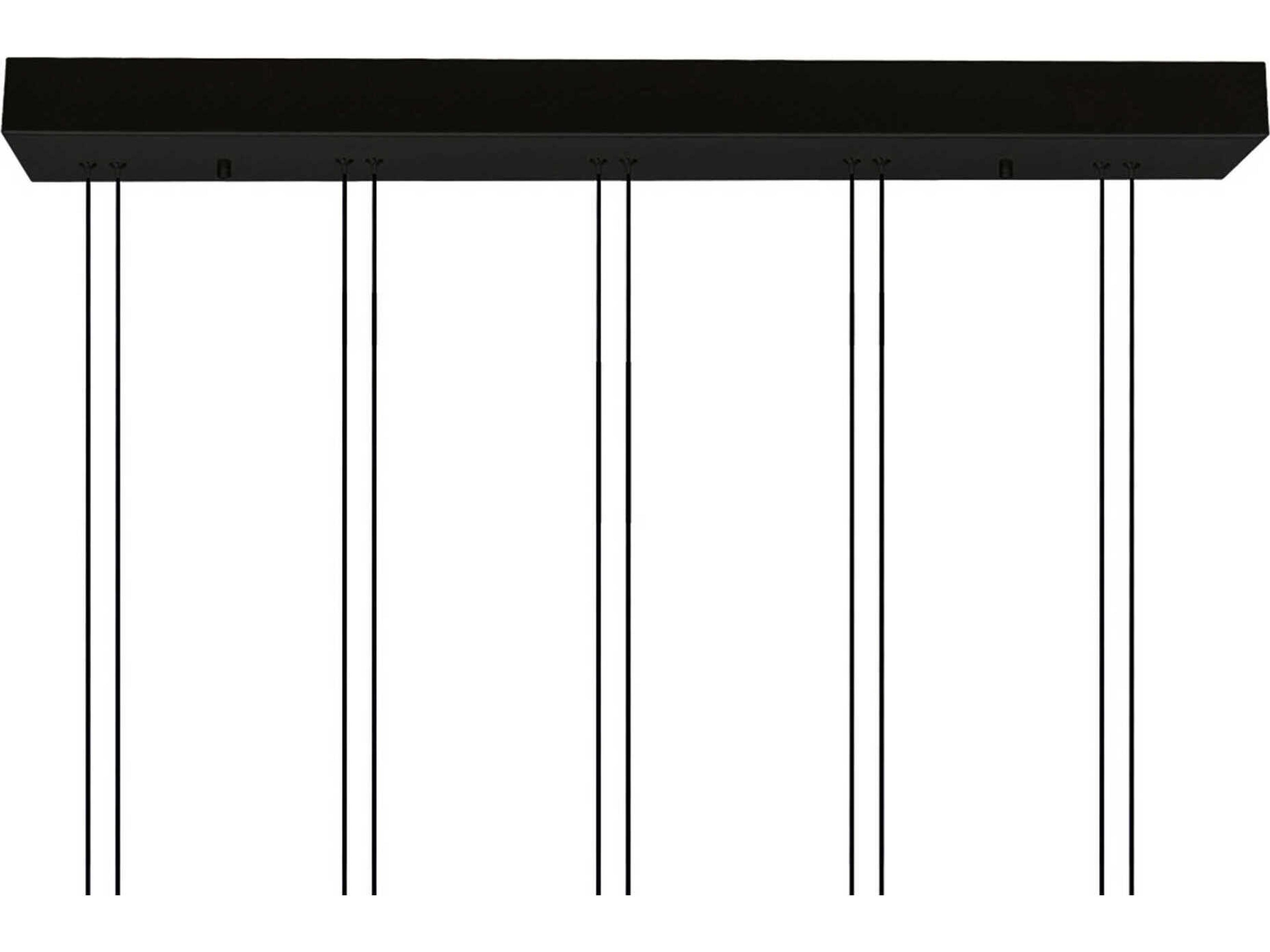 CWI Lighting Hoops Black Round Pendant