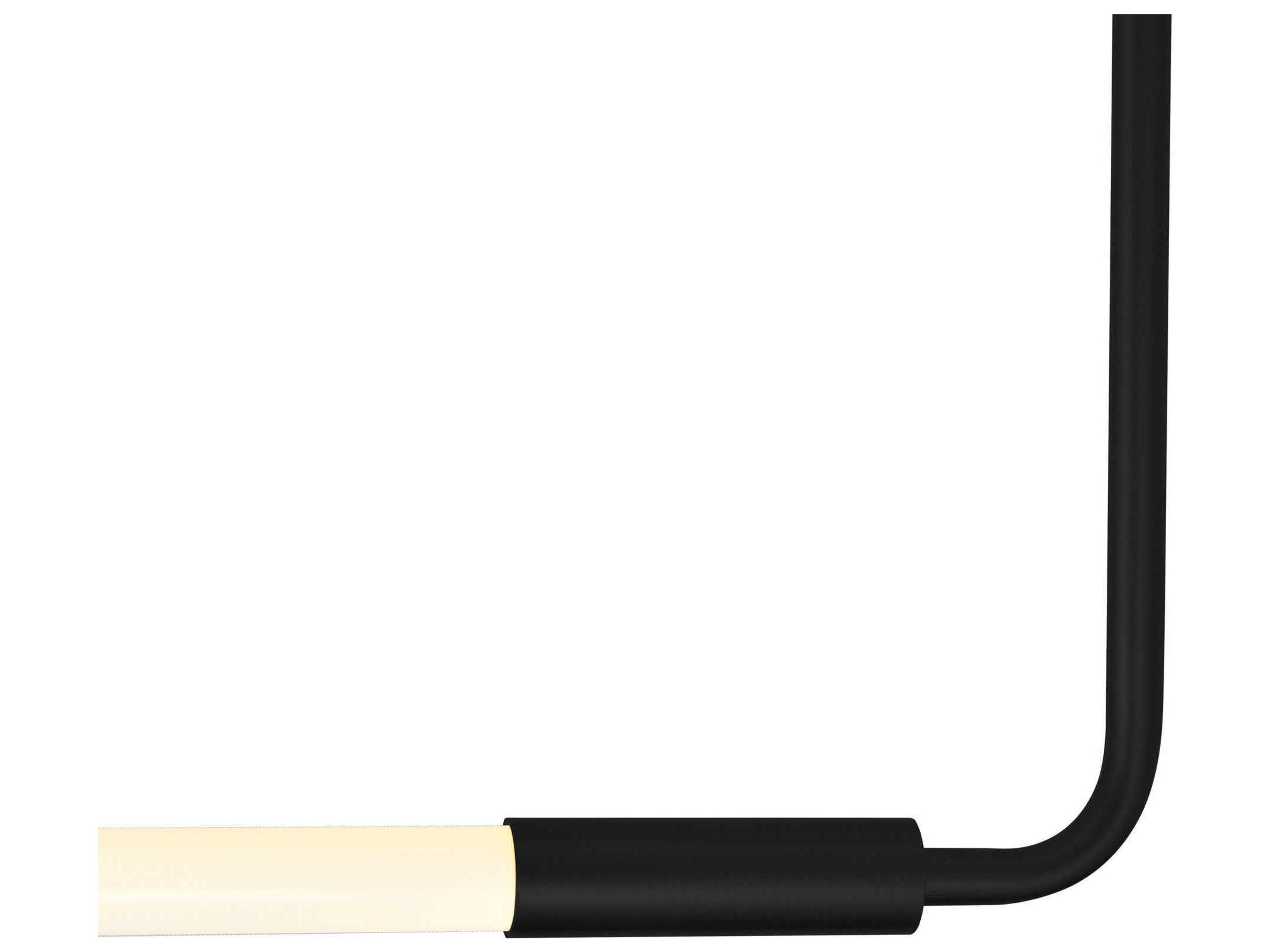 CWI Lighting Hoops Black Geometric Island Pendant