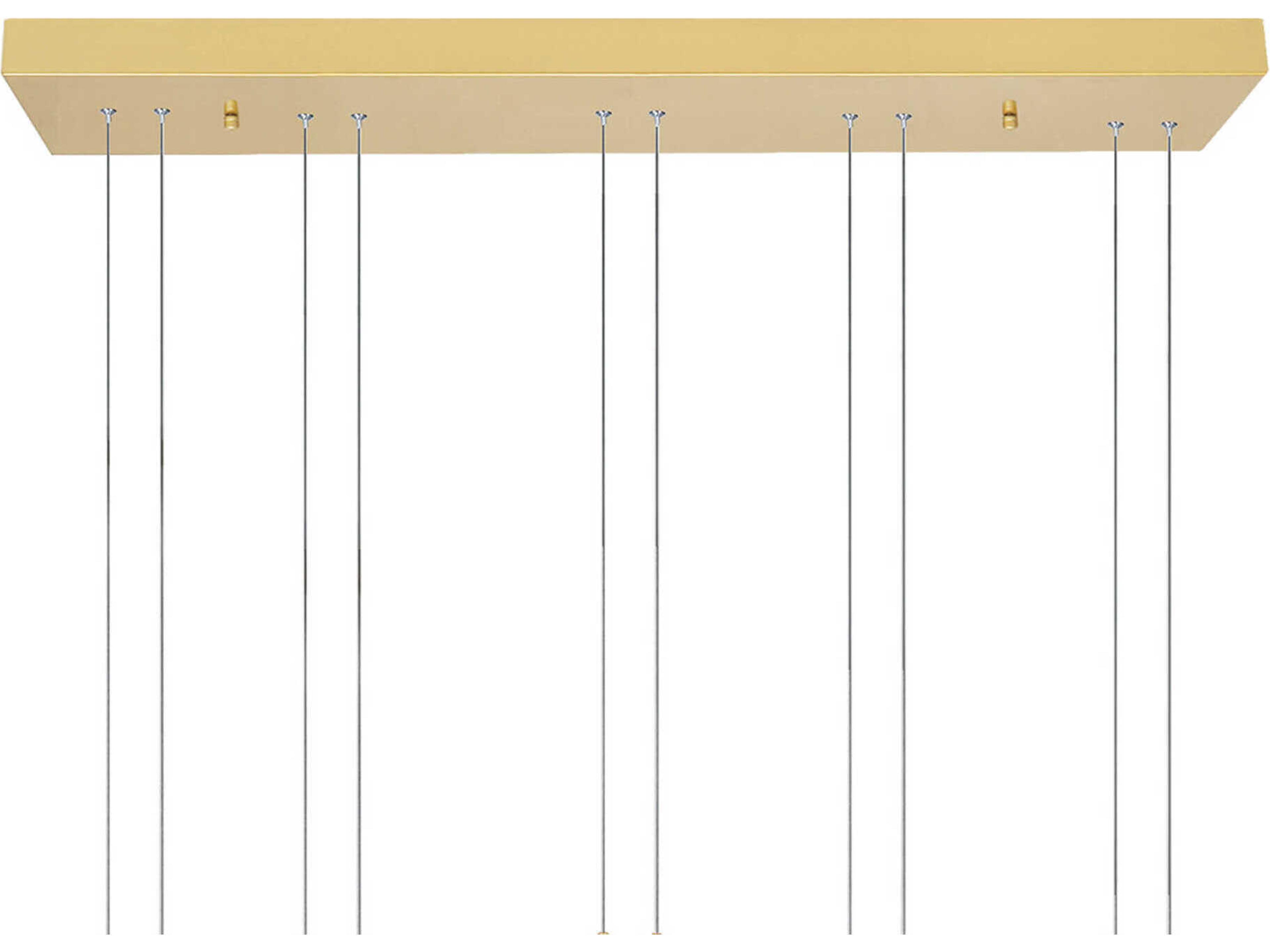 CWI Lighting Hoops Satin Gold Round Island Pendant