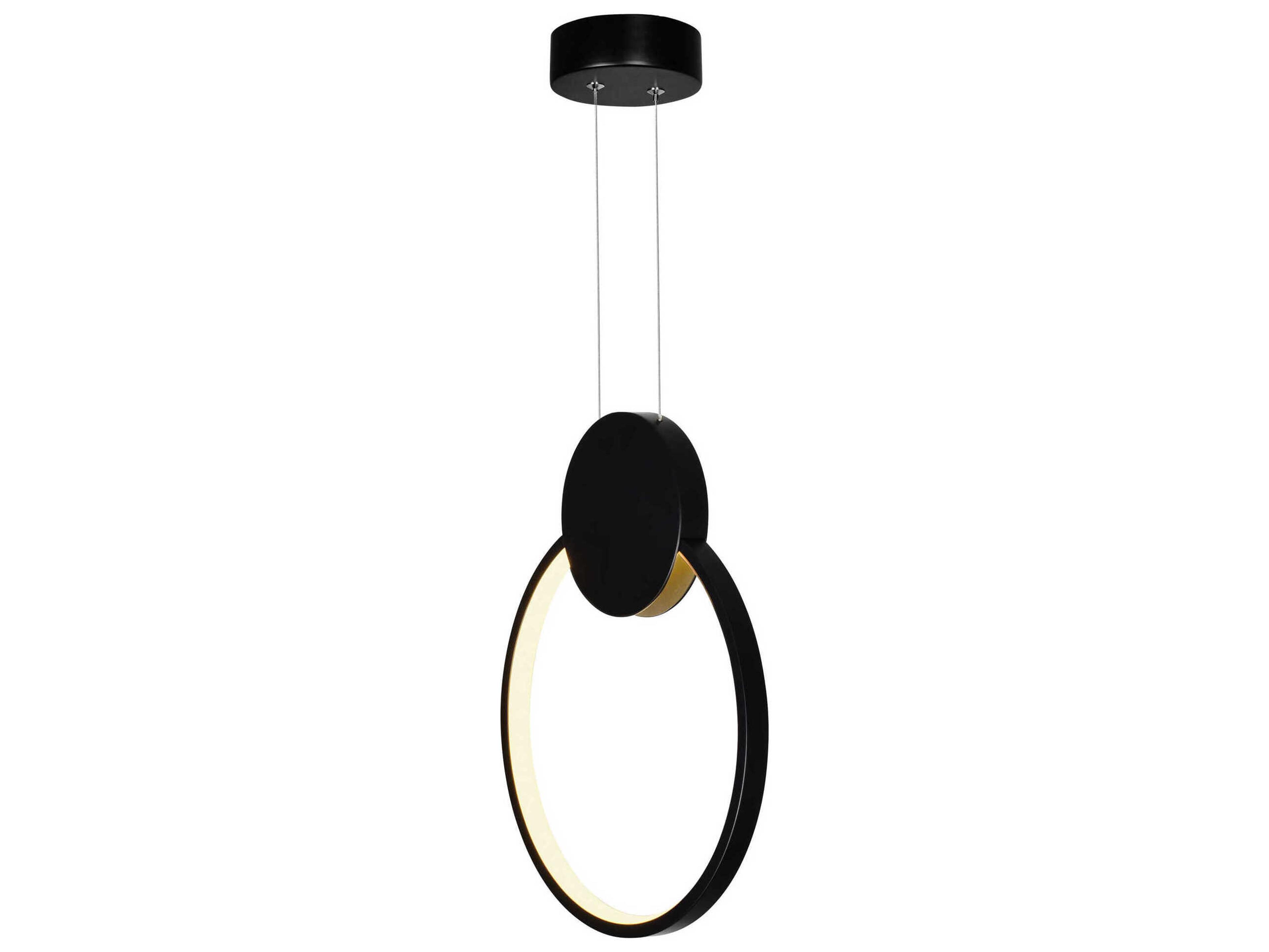 CWI Lighting Pulley Black Geometric Round Mini Pendant