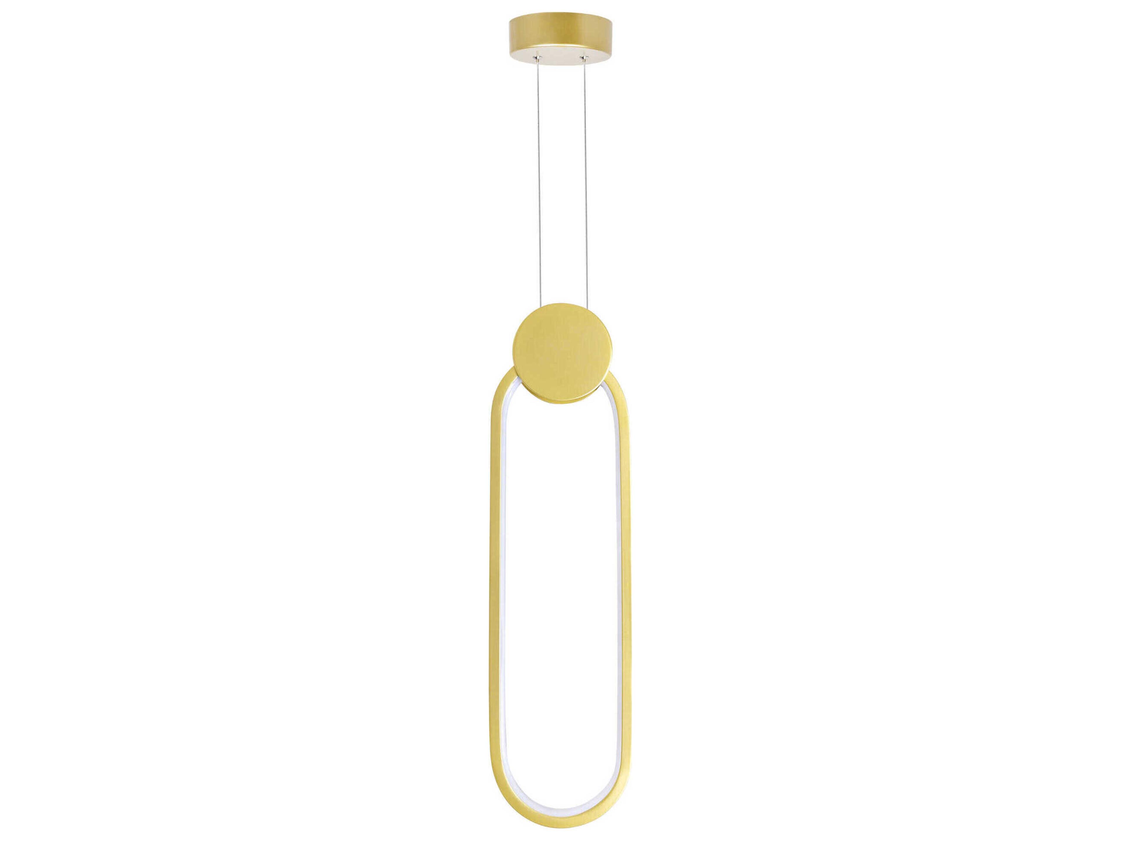 CWI Lighting Pulley Satin Gold Geometric Mini Pendant