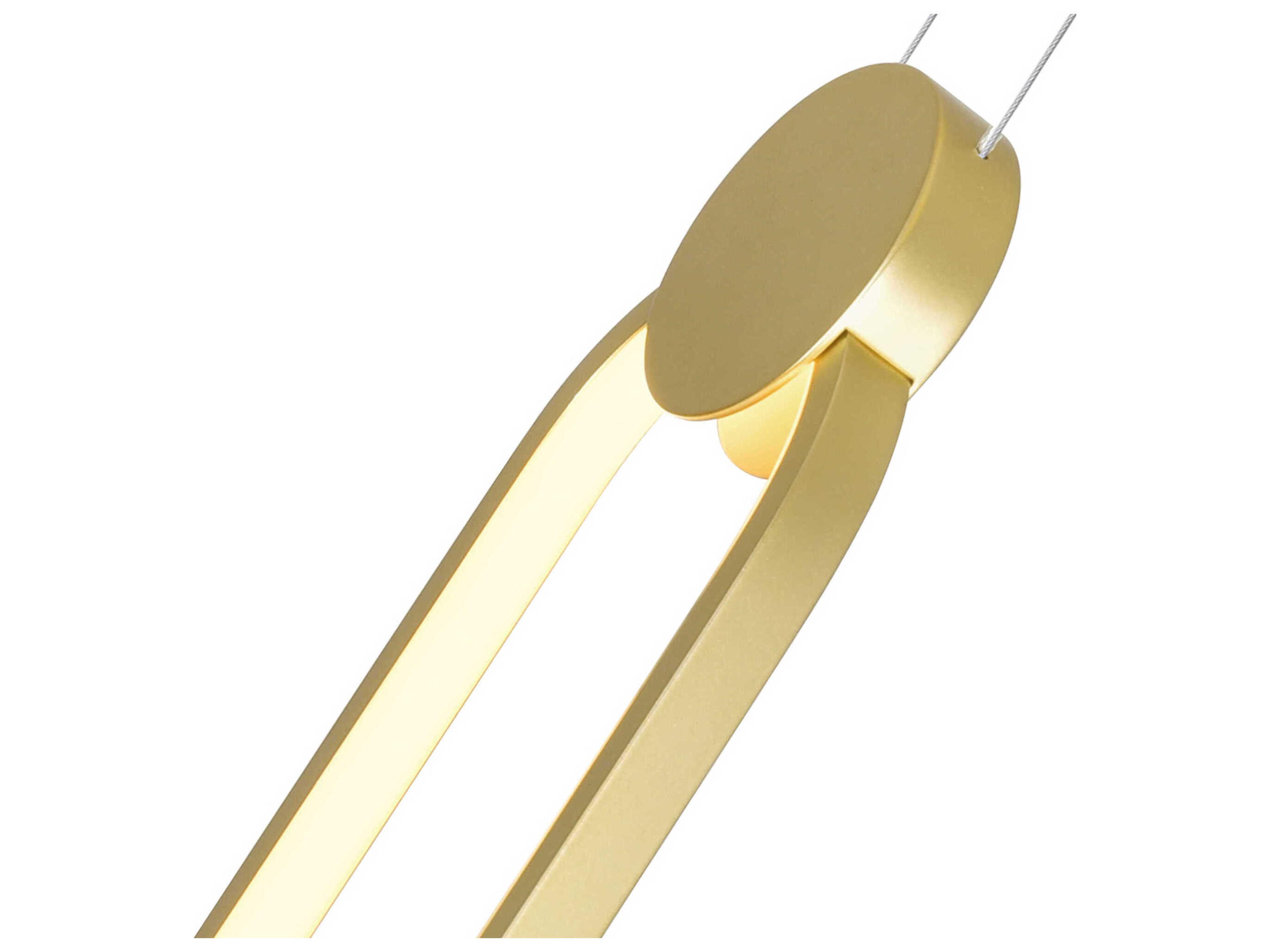 CWI Lighting Pulley Satin Gold Geometric Mini Pendant