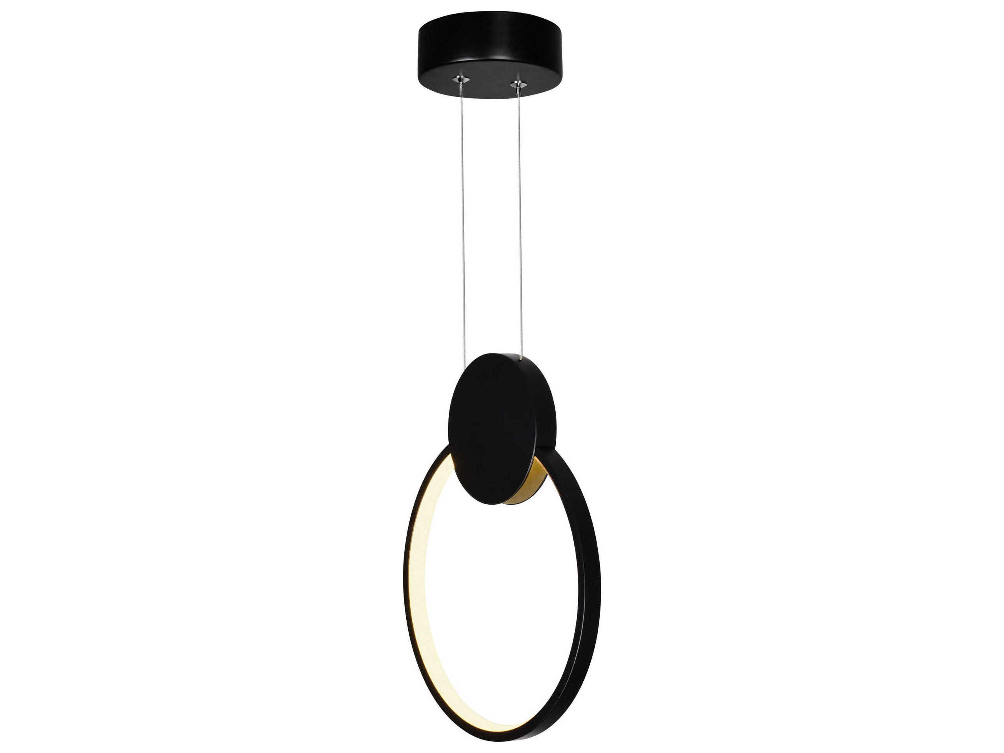 CWI Lighting Pulley Black Geometric Round Mini Pendant