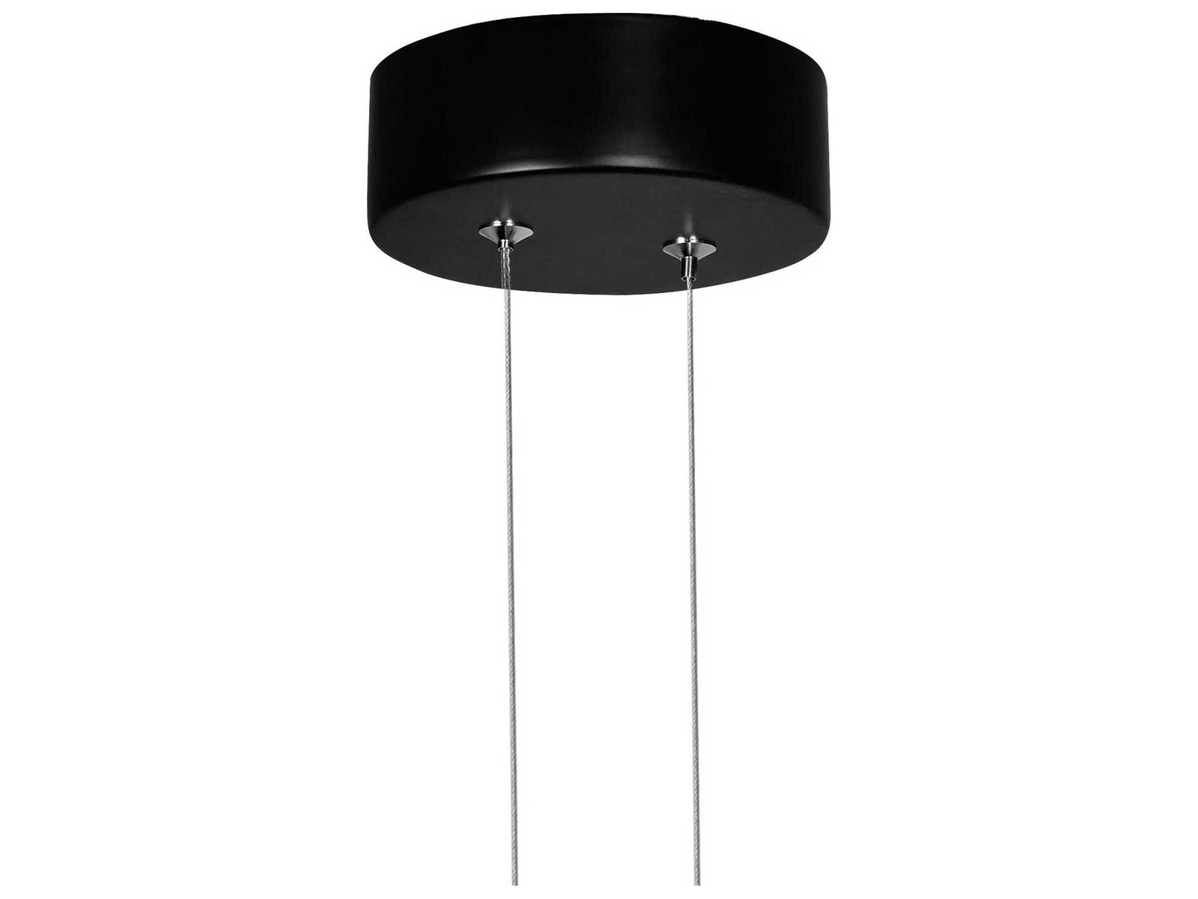 CWI Lighting Pulley Black Geometric Round Mini Pendant