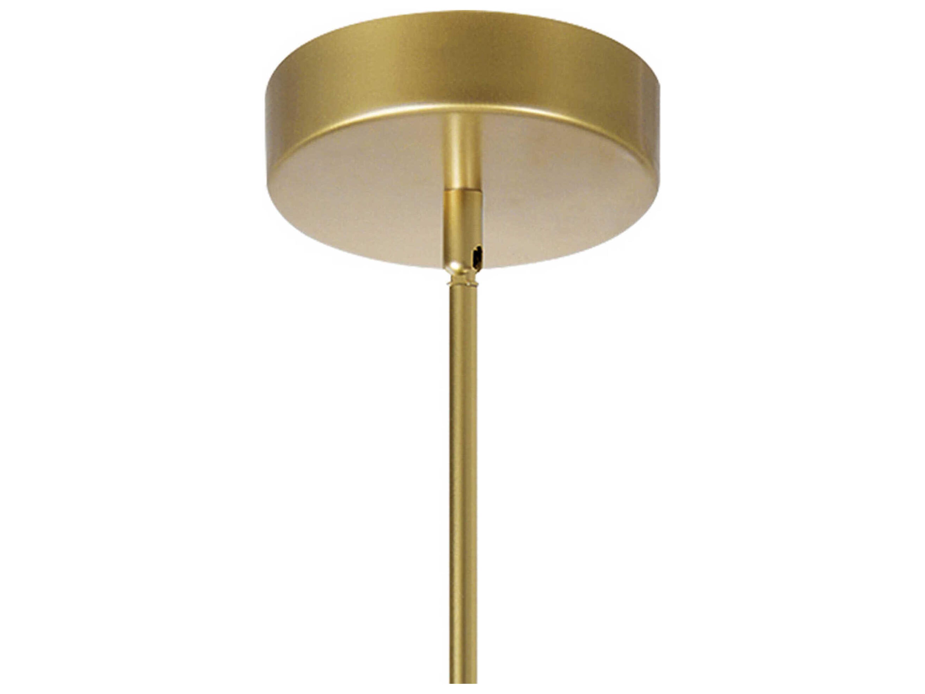 CWI Lighting Oskil Satin Gold Sputnik Pendant