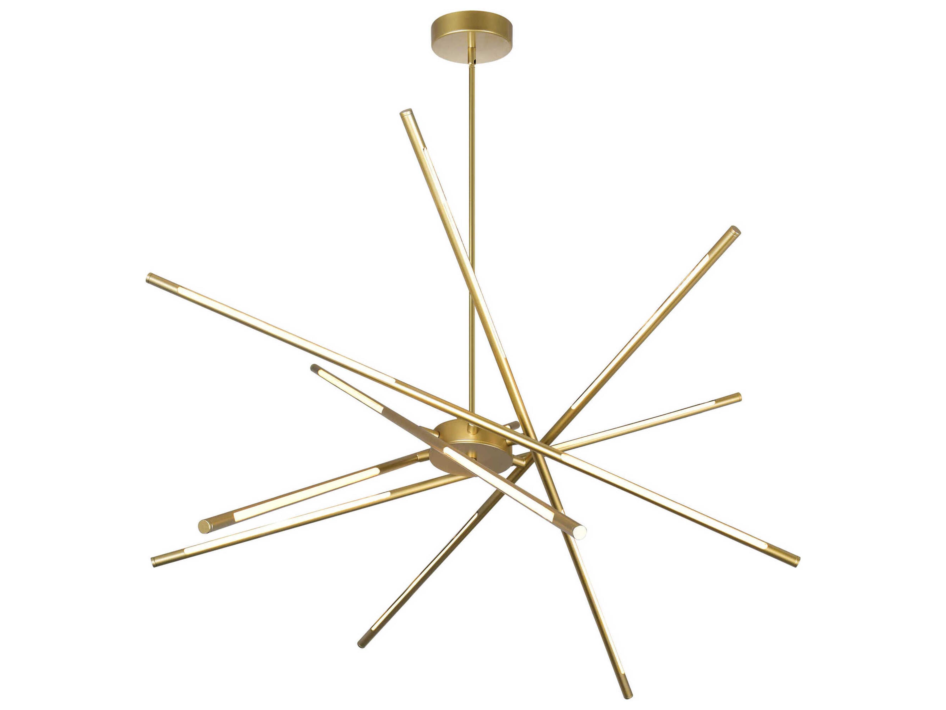 CWI Lighting Oskil Satin Gold Sputnik Pendant