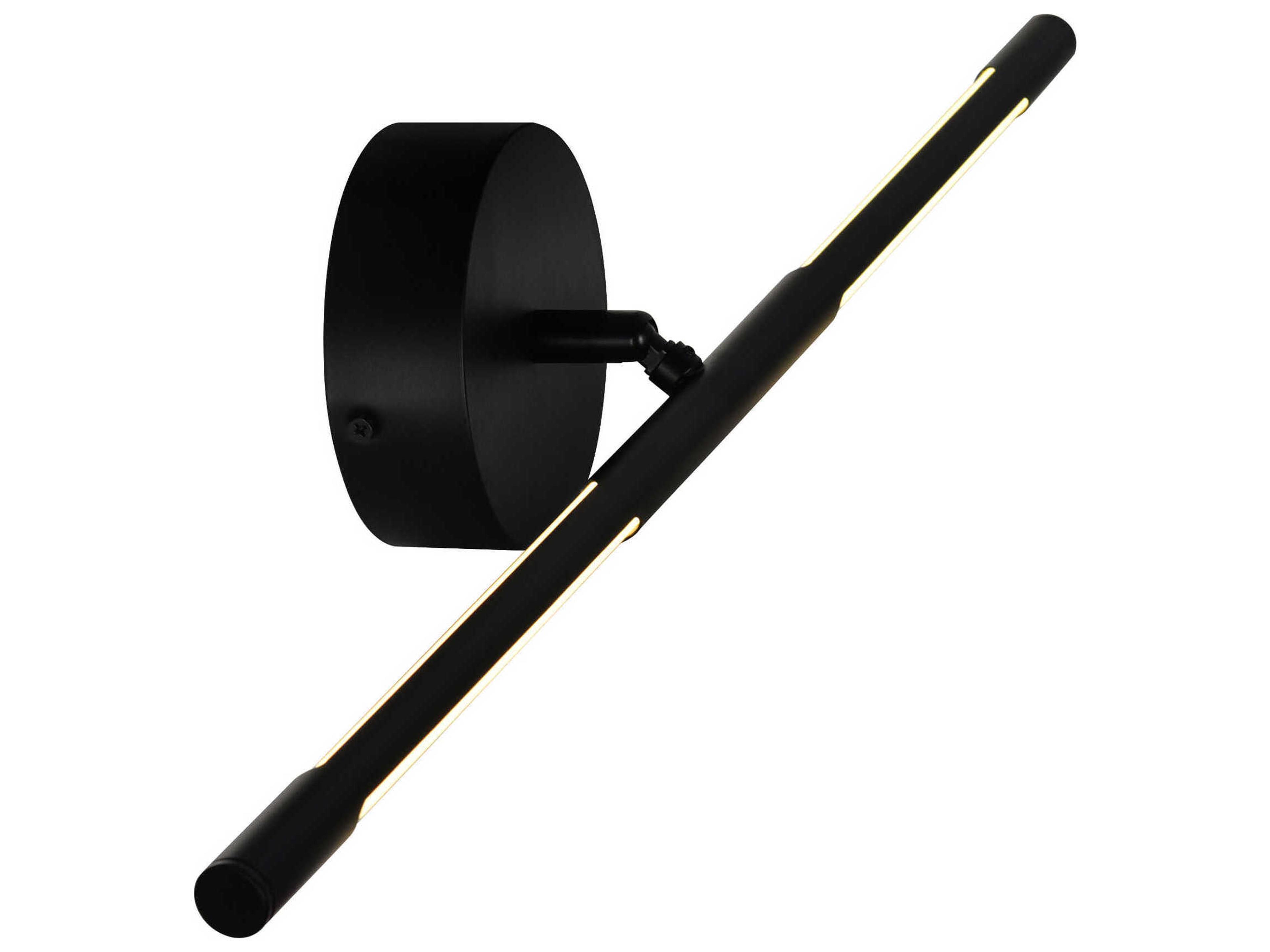 CWI Lighting Oskil Black Picture Light