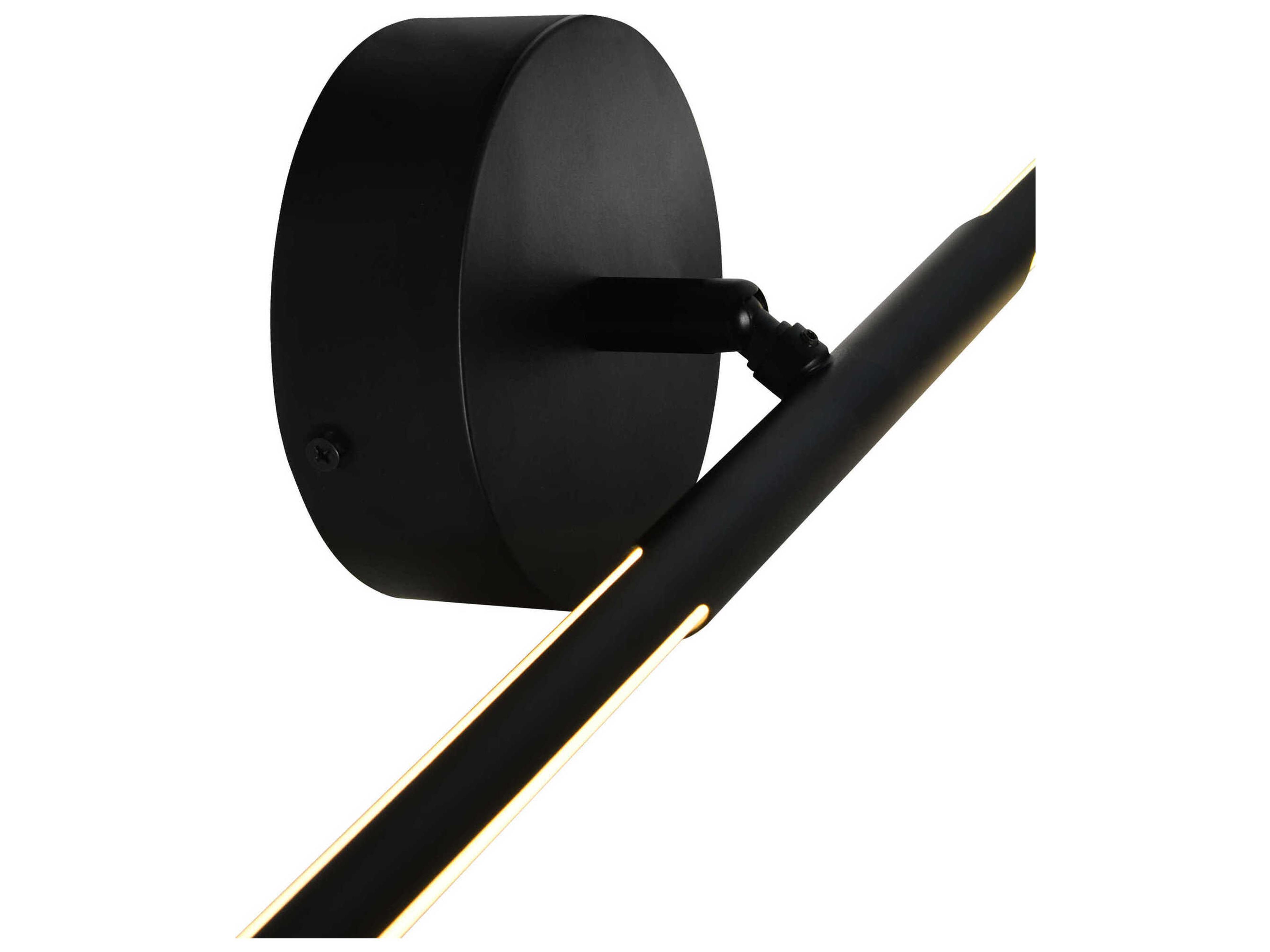 CWI Lighting Oskil Black Picture Light