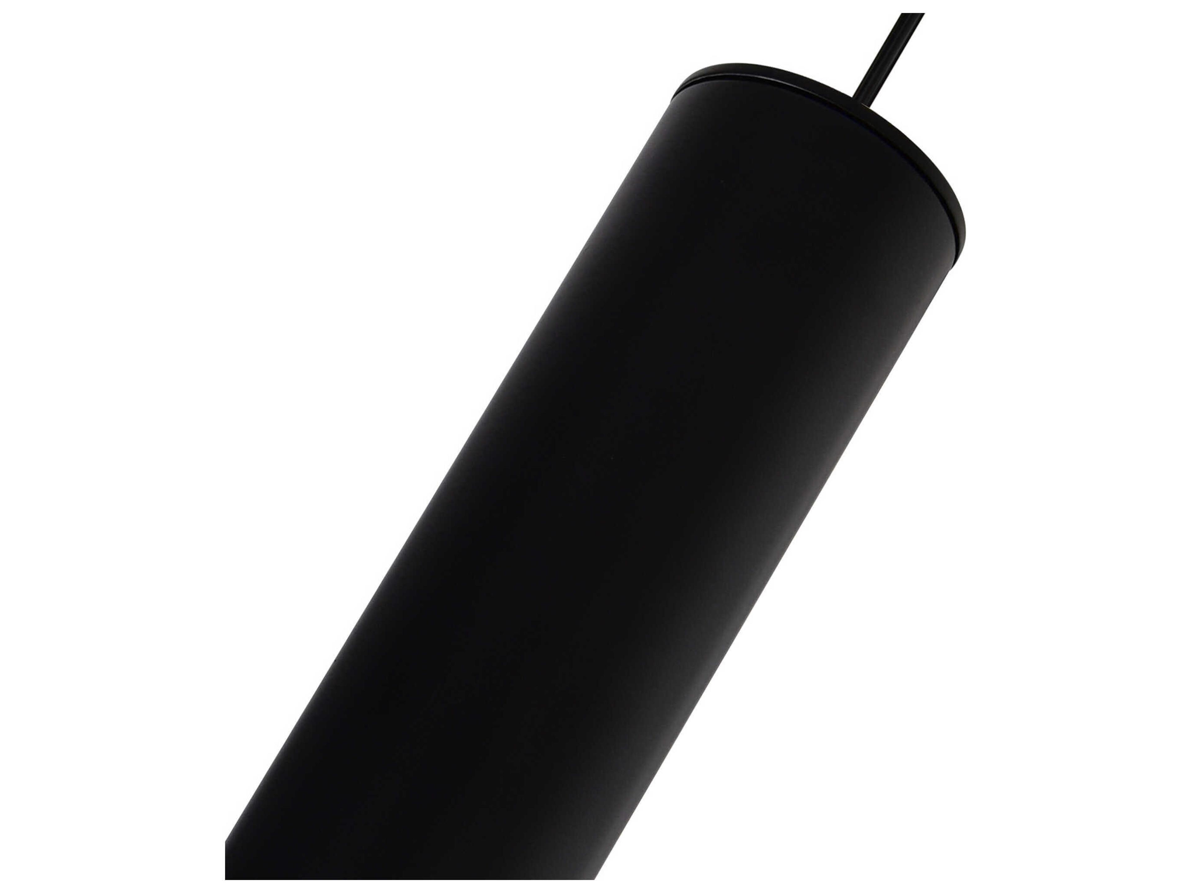 CWI Lighting Lena Black Cylinder Mini Pendant