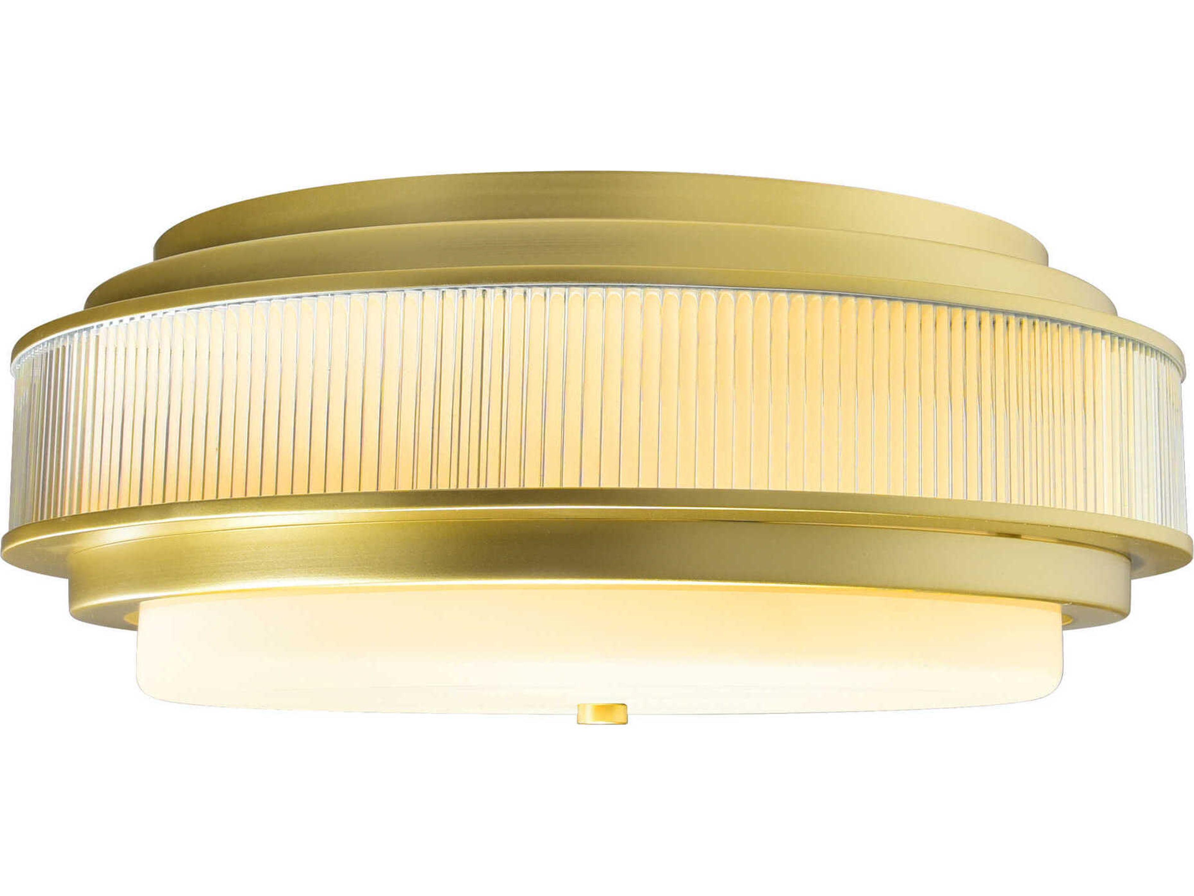 Valdivia 4-Light Satin Gold Flush Mount