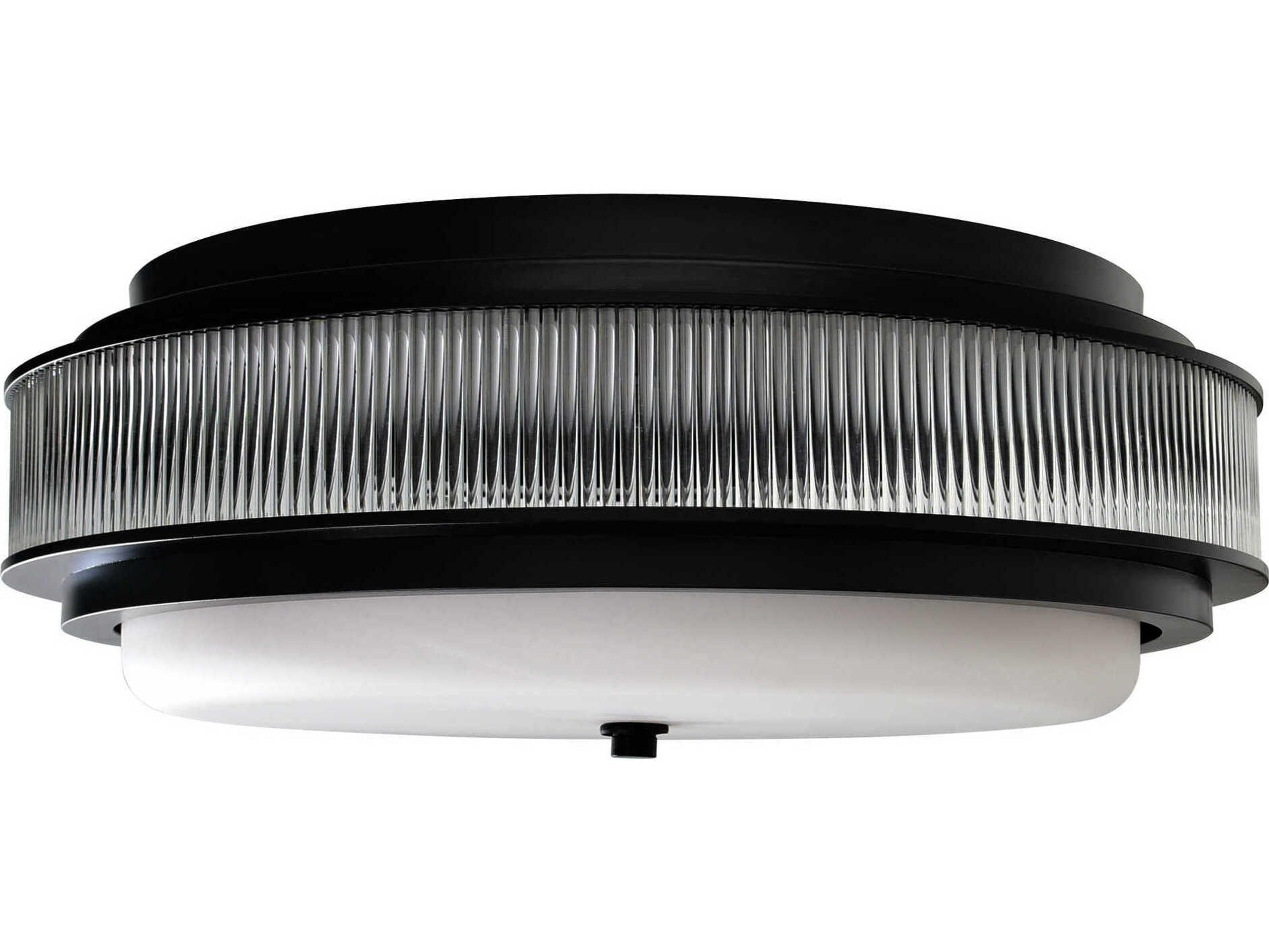 CWI Lighting Valdivia 5-Light Black Flush Mount