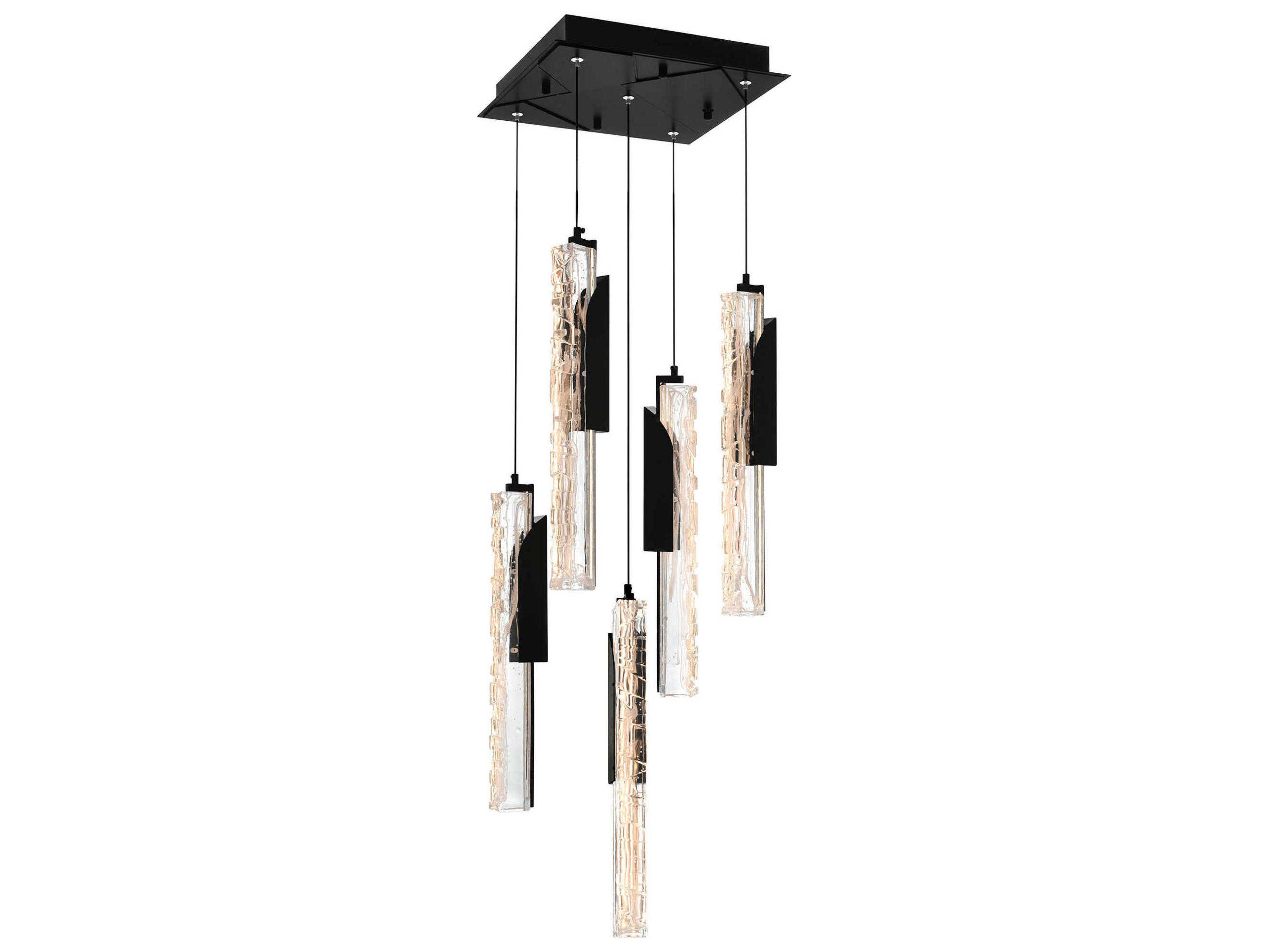 Valira Black Linear Mini Pendant