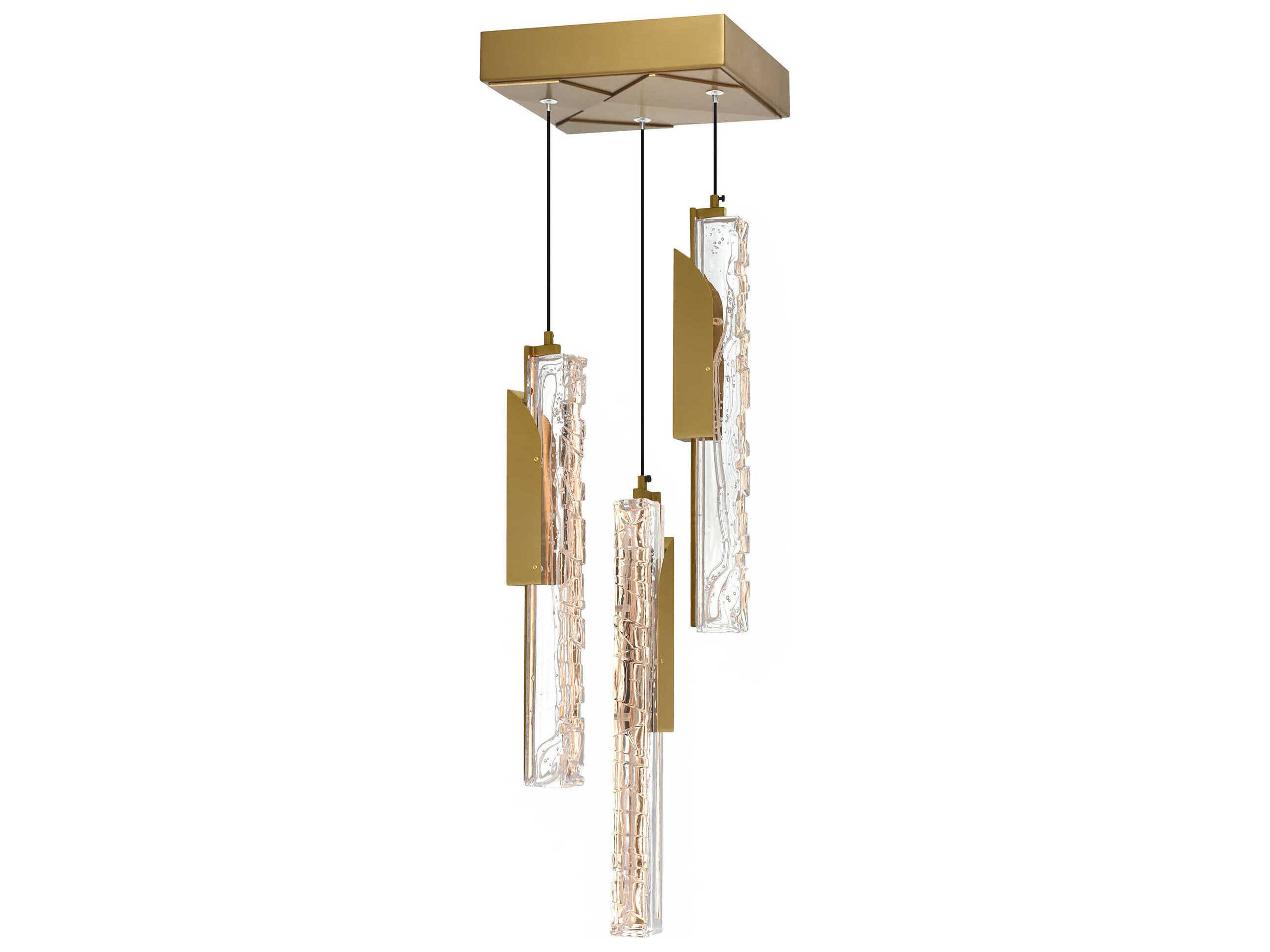 Valira Brass Linear Mini Pendant