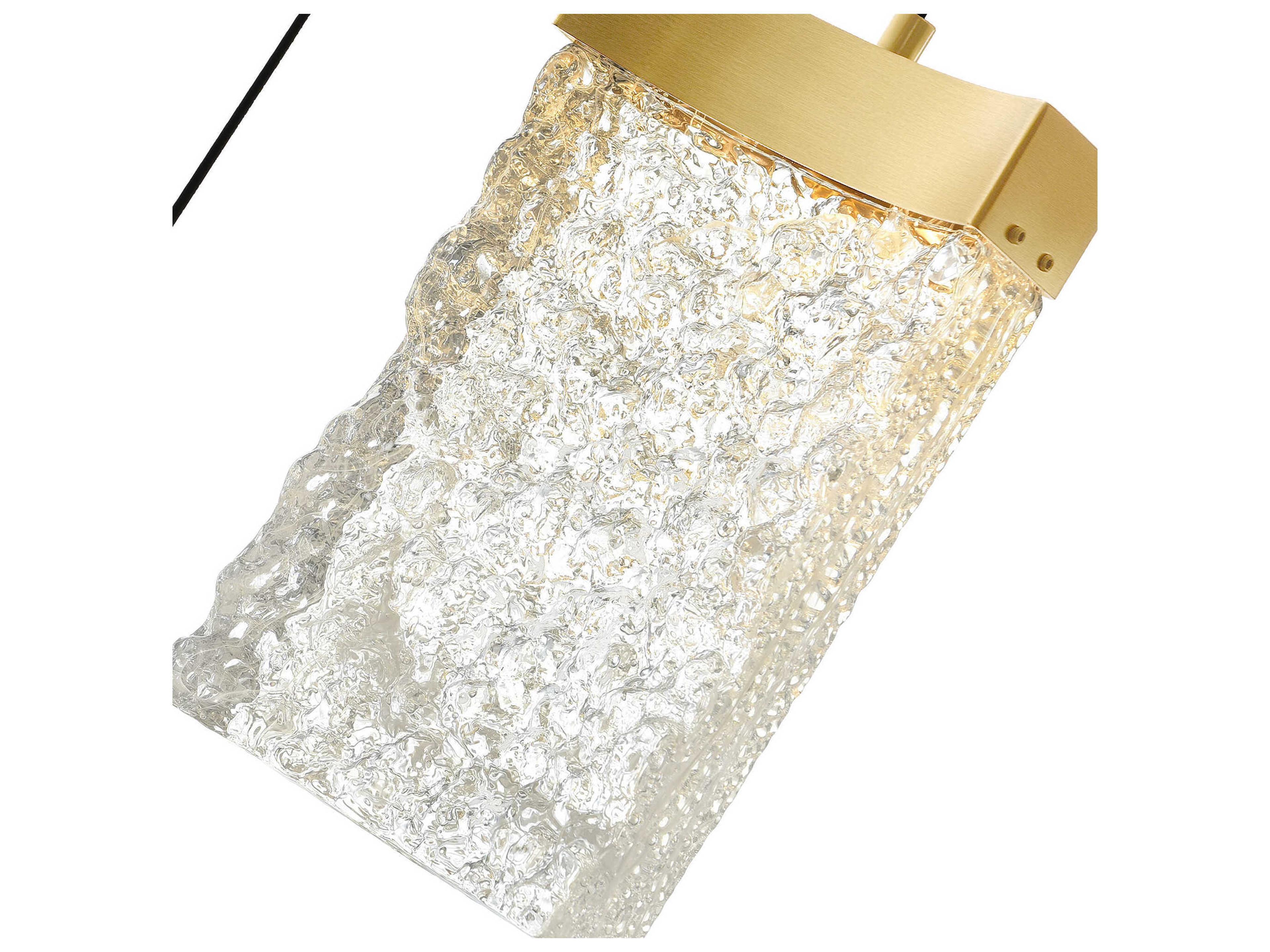 CWI Lighting Lava Brass Pendant