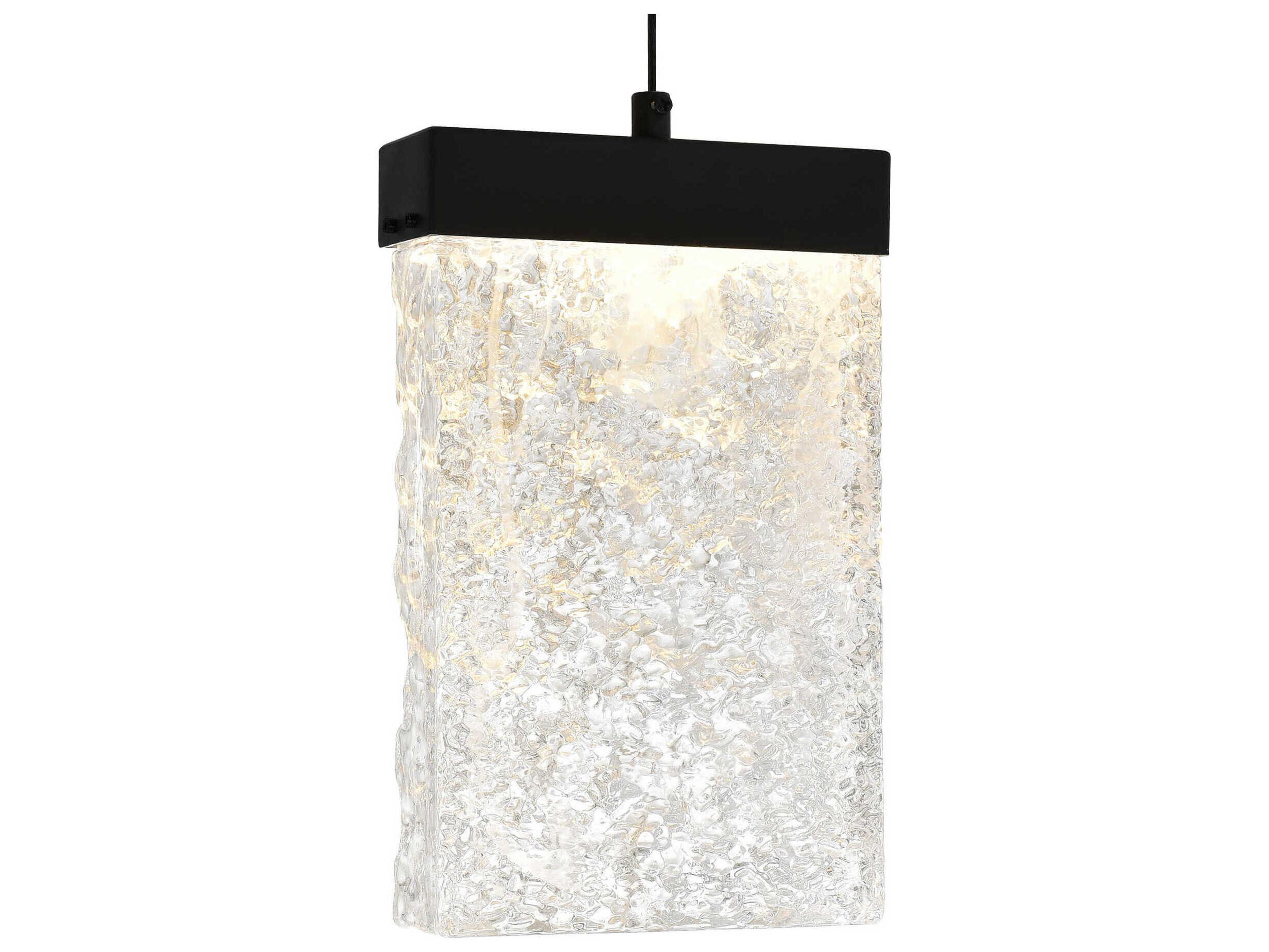 CWI Lighting Lava Black Mini Pendant