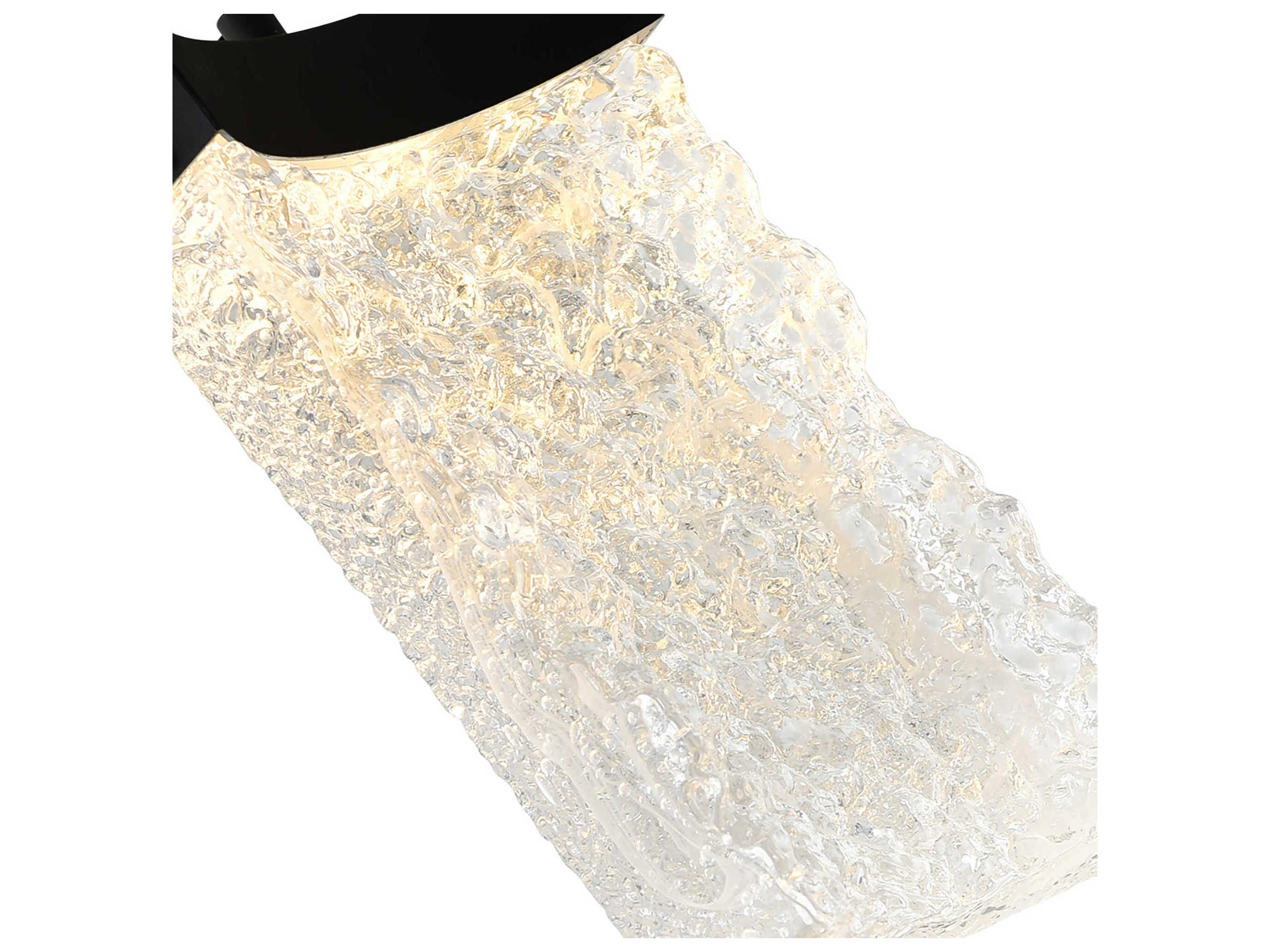 CWI Lighting Lava Black Mini Pendant