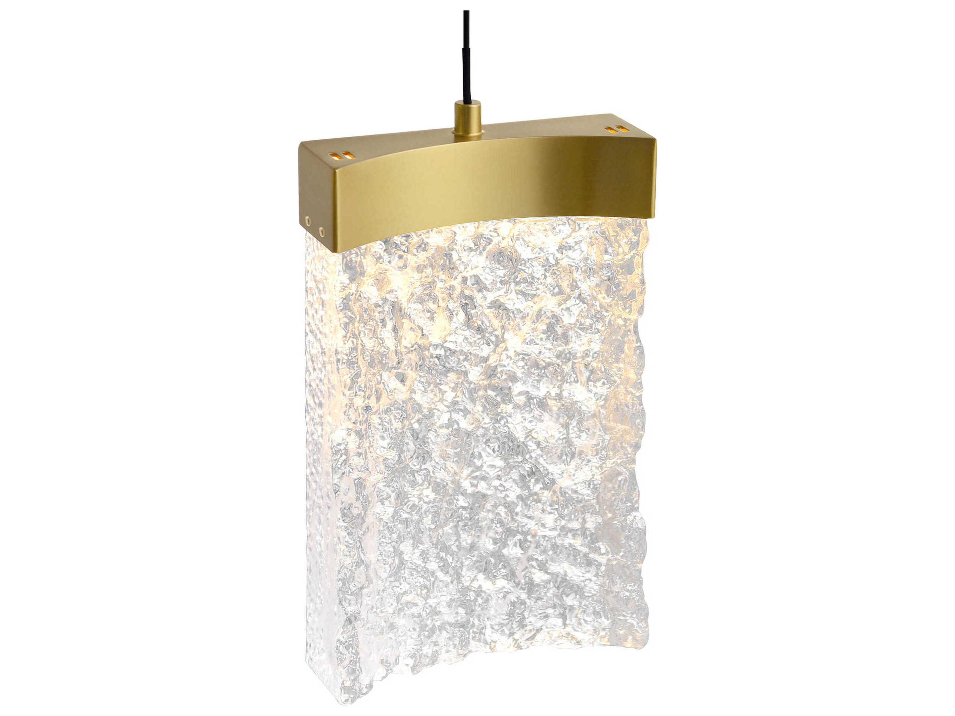 CWI Lighting Lava Brass Mini Pendant