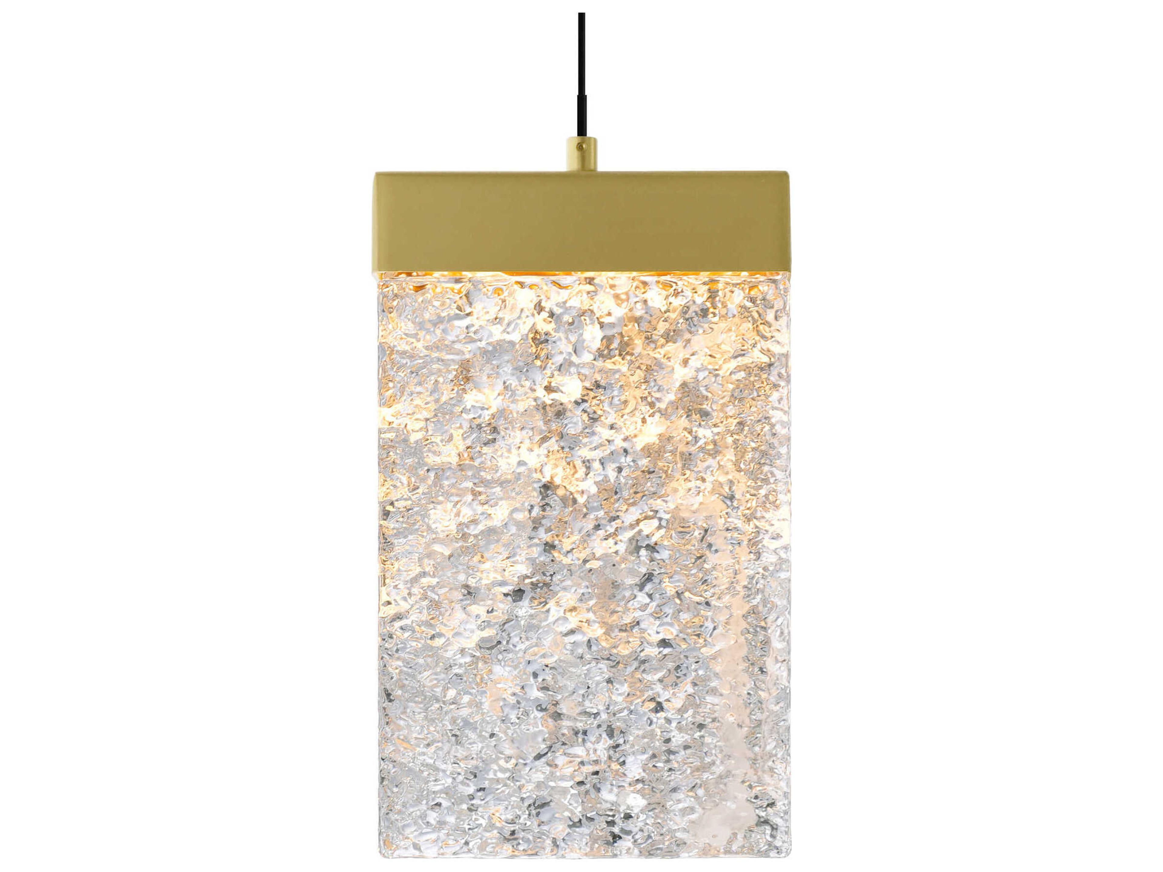 CWI Lighting Lava Brass Mini Pendant