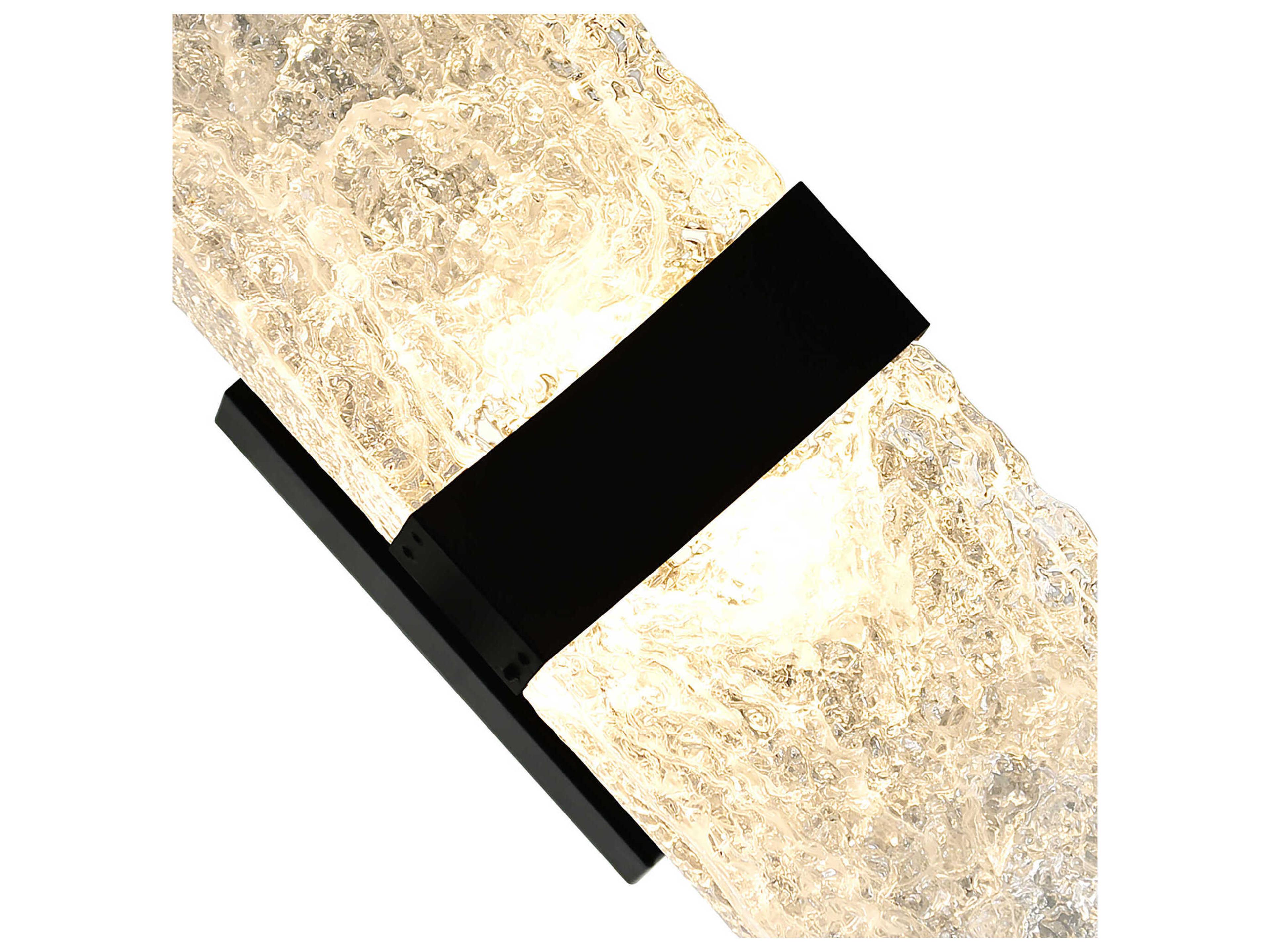 CWI Lighting Lava Black Vanity Light