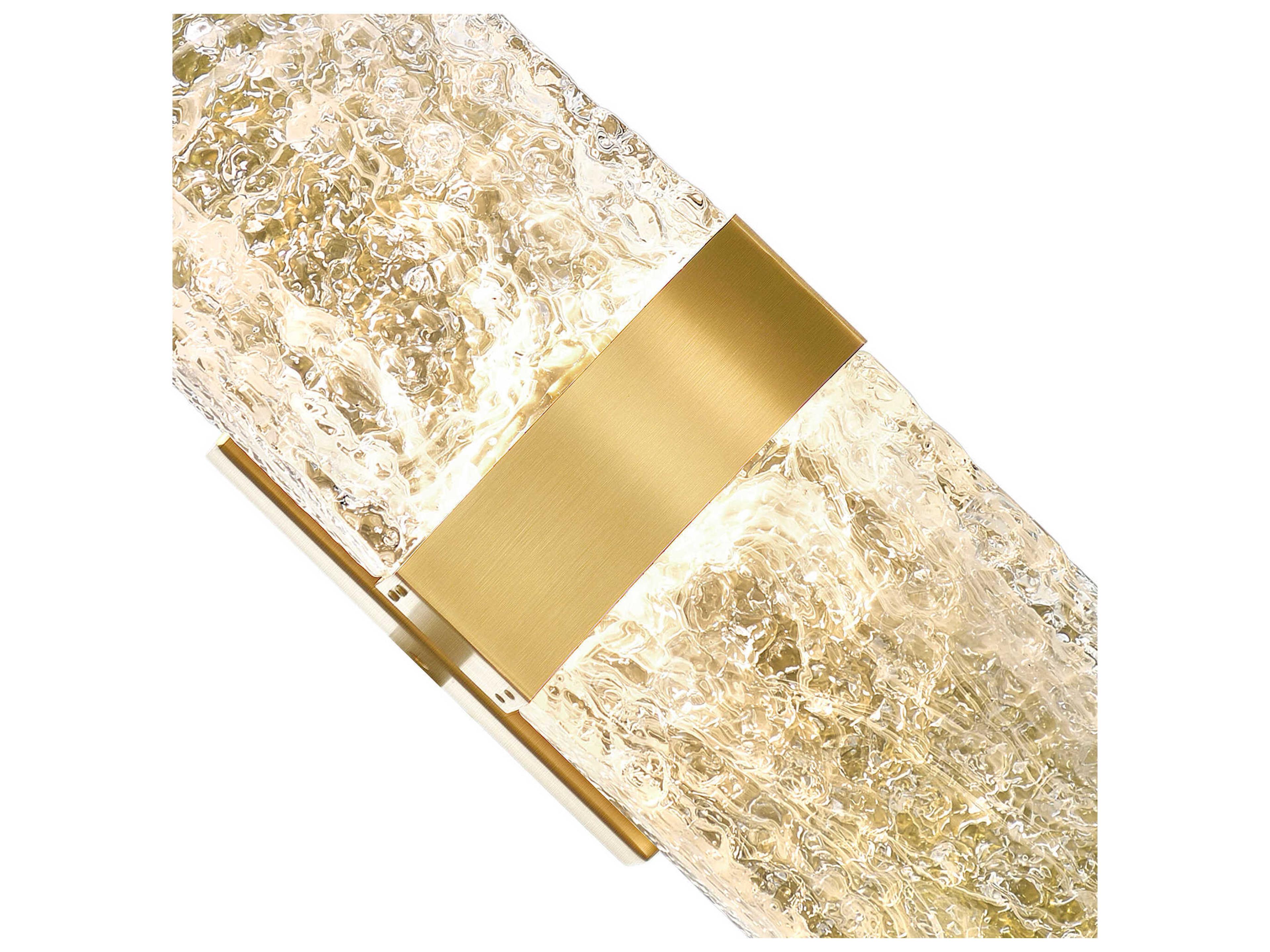 CWI Lighting Lava Brass Vanity Light