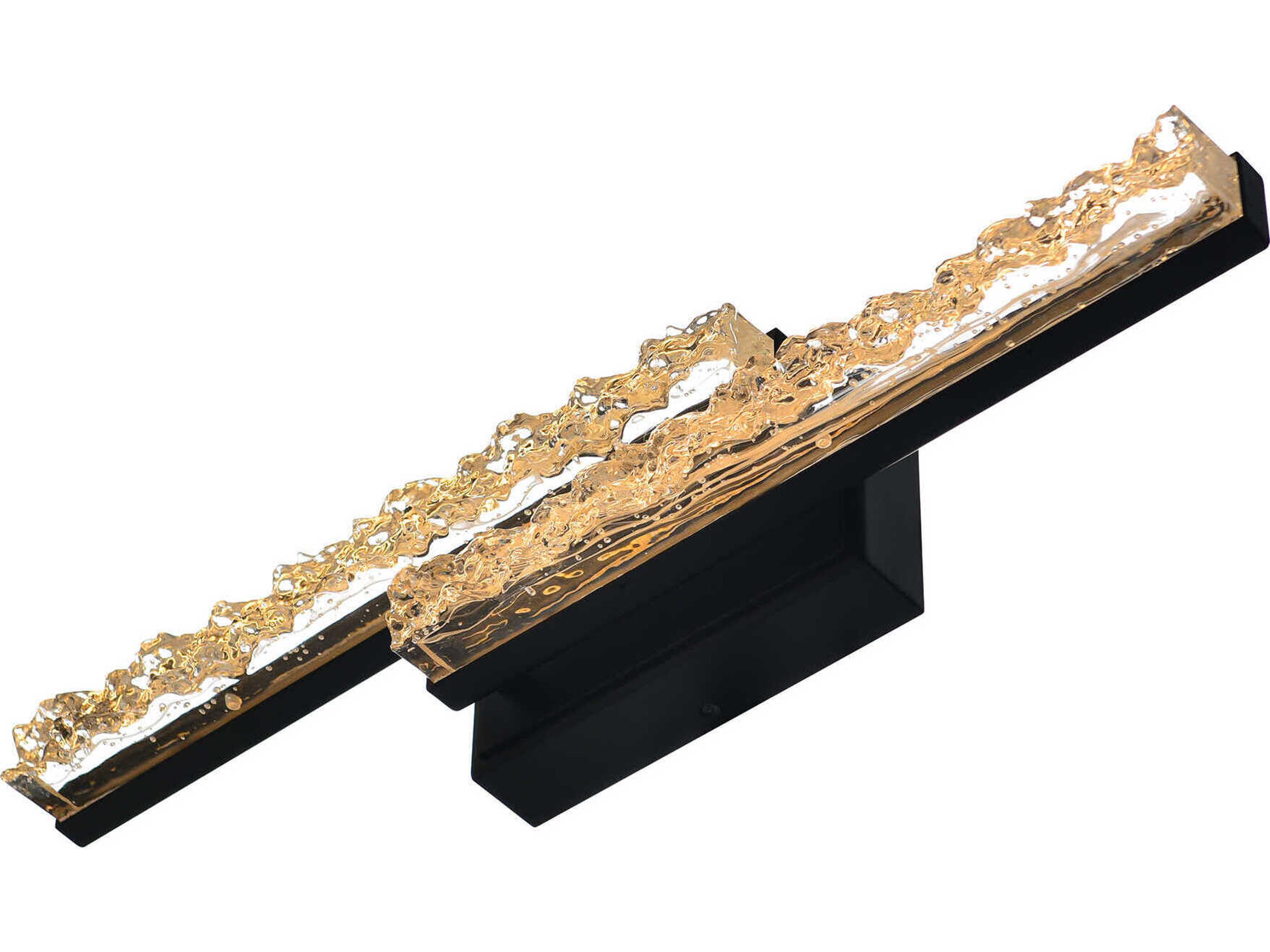 CWI Lighting Stagger Black Vanity Light