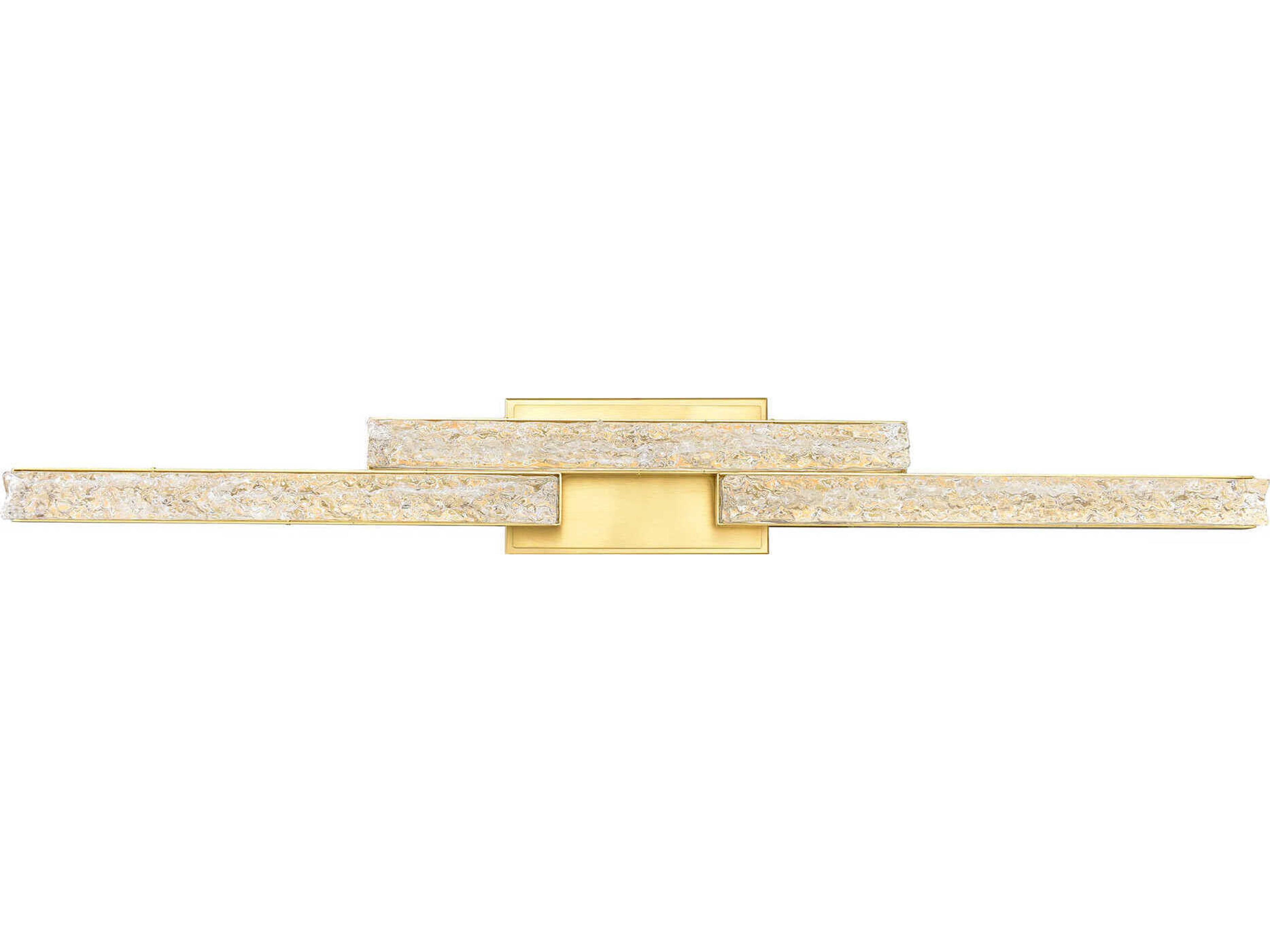CWI Lighting Stagger Brass Vanity Light