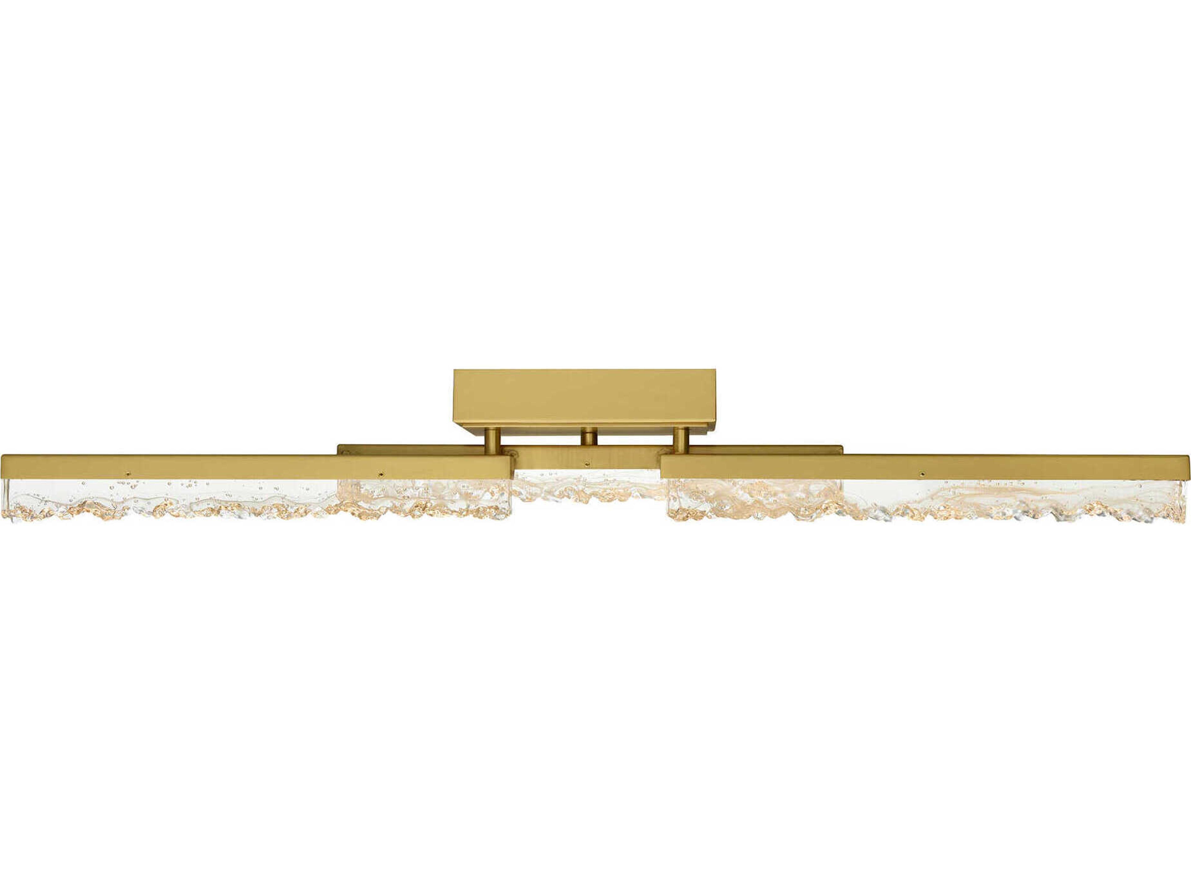 CWI Lighting Stagger Brass Vanity Light