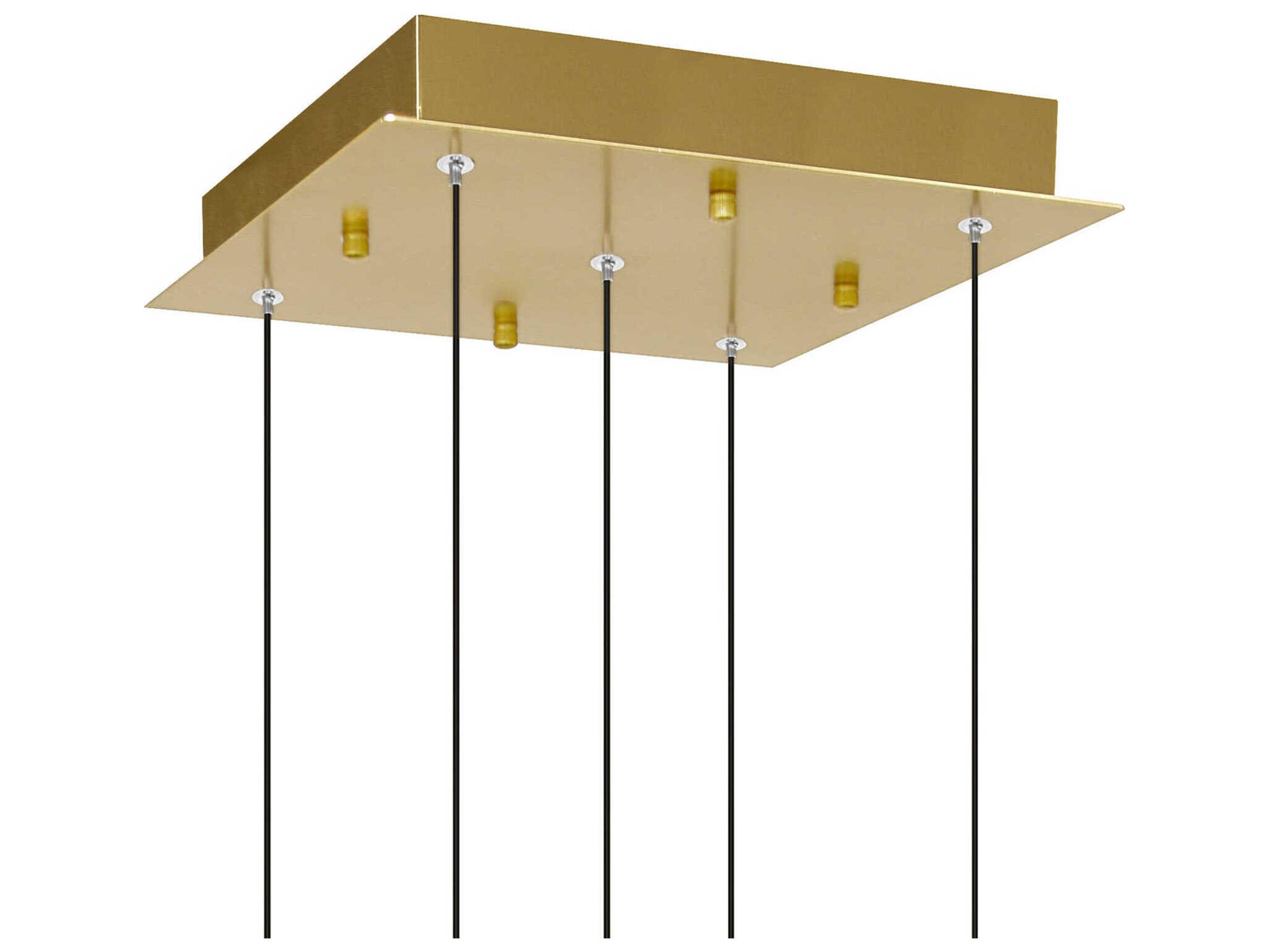 CWI Lighting Greta Brass Linear Mini Pendant