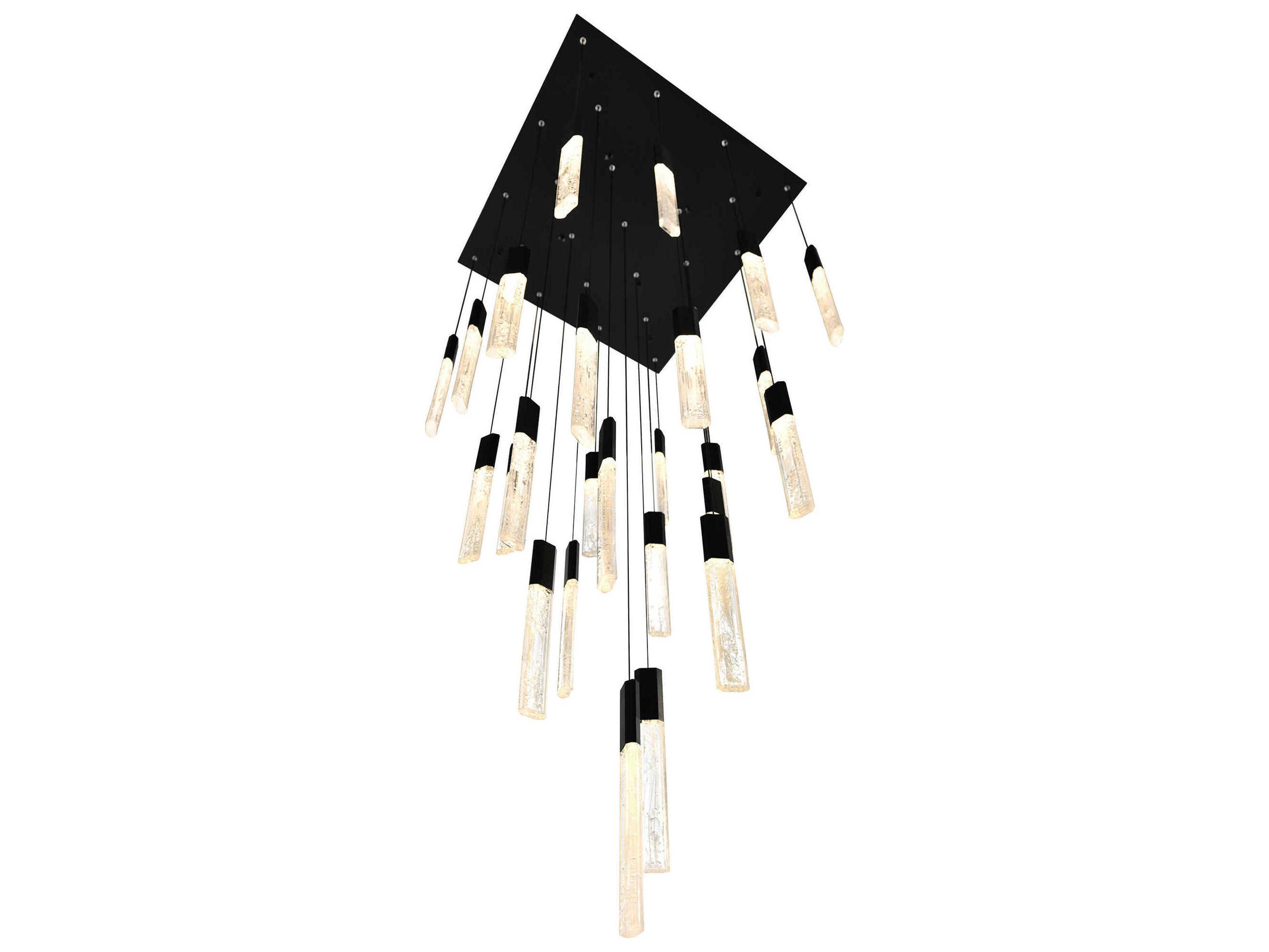 CWI Lighting Greta Black Linear Pendant