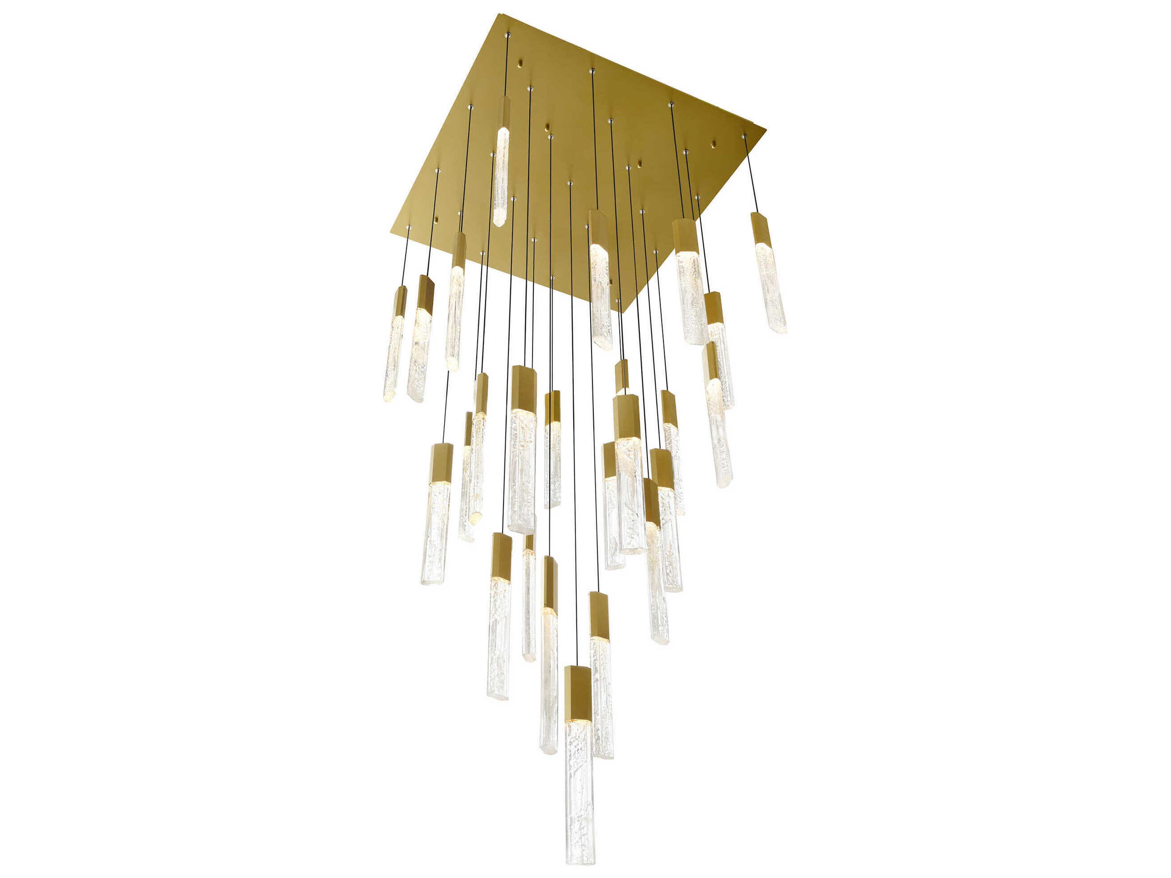 CWI Lighting Greta Brass Linear Pendant
