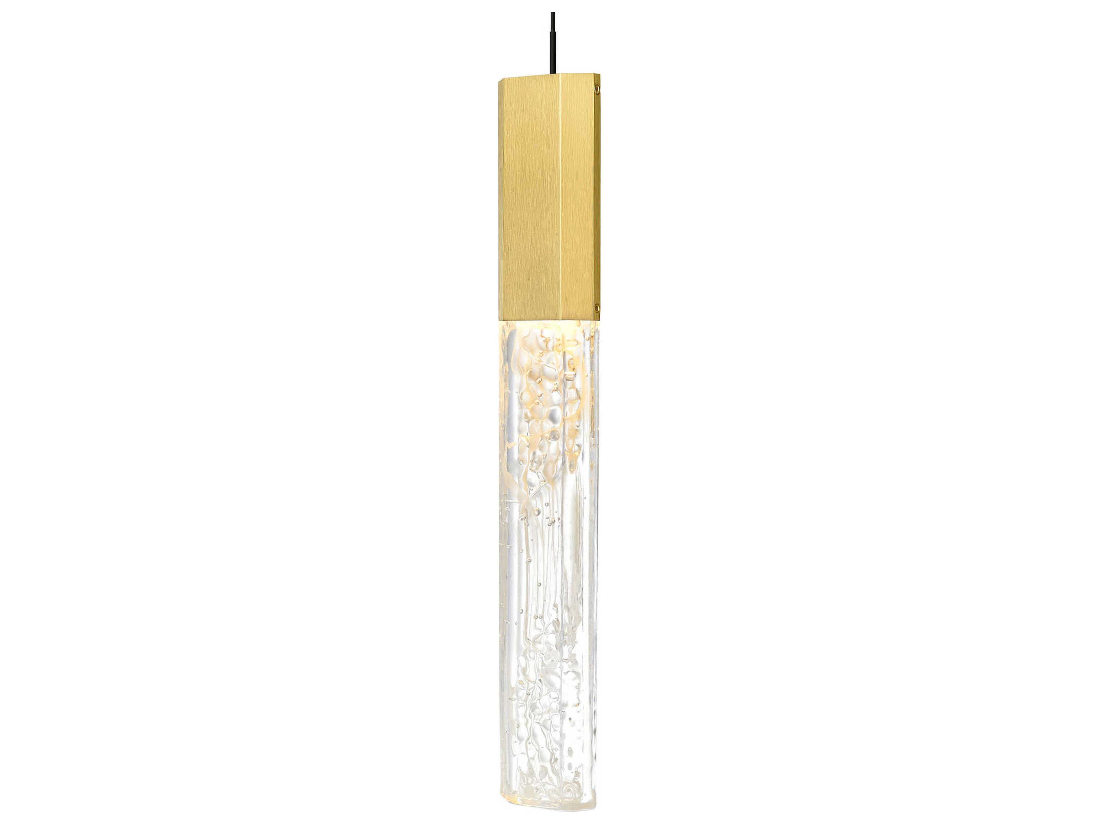 CWI Lighting Greta Brass Linear Pendant