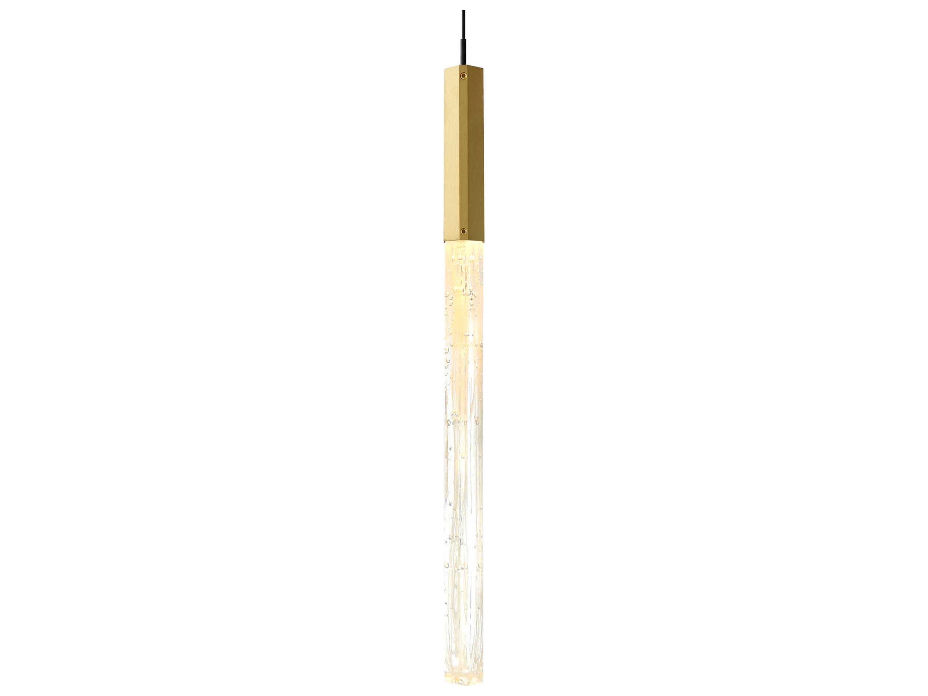 CWI Lighting Greta Brass Linear Mini Pendant