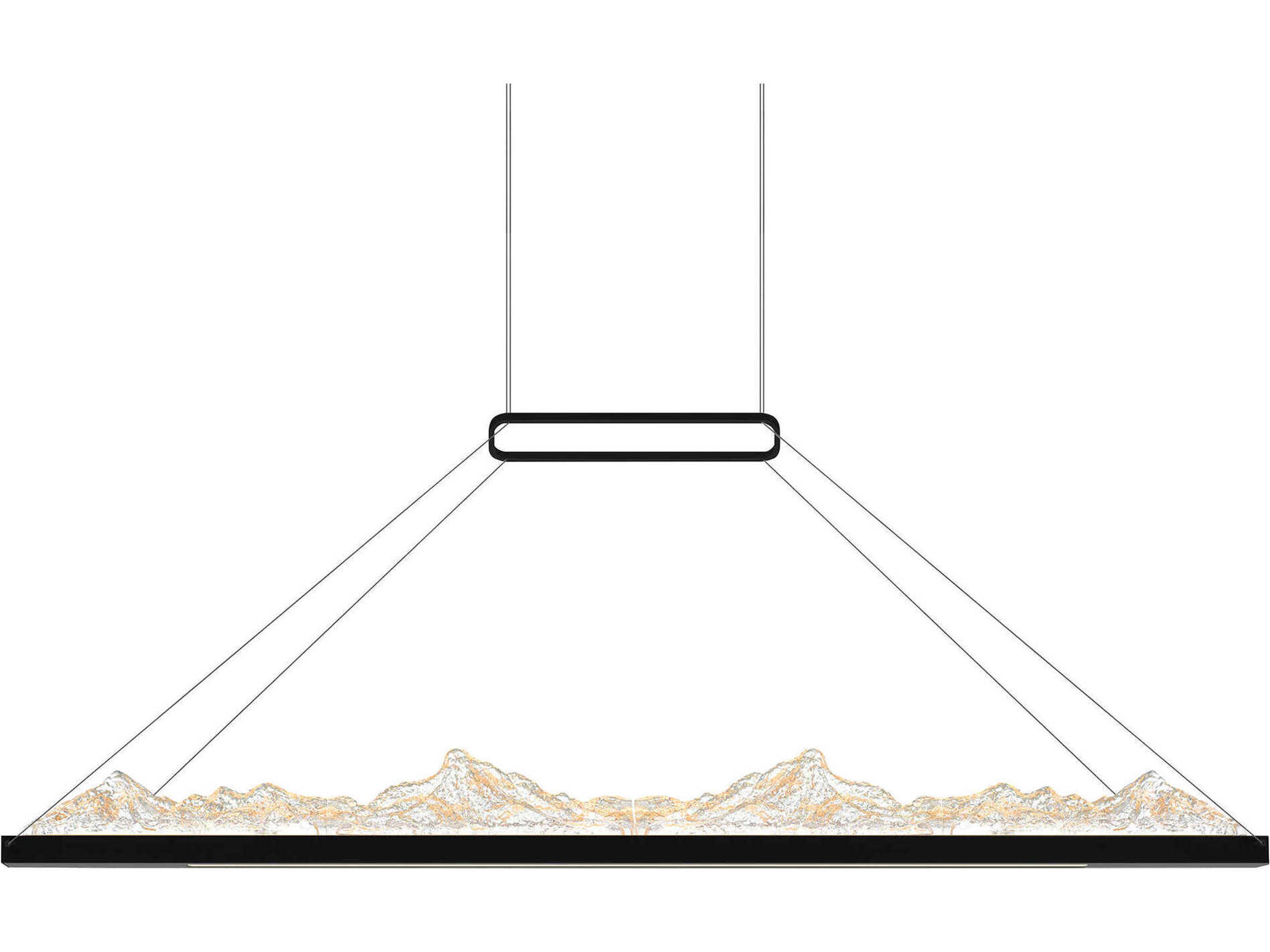 CWI Lighting Himalayas Black Island Pendant