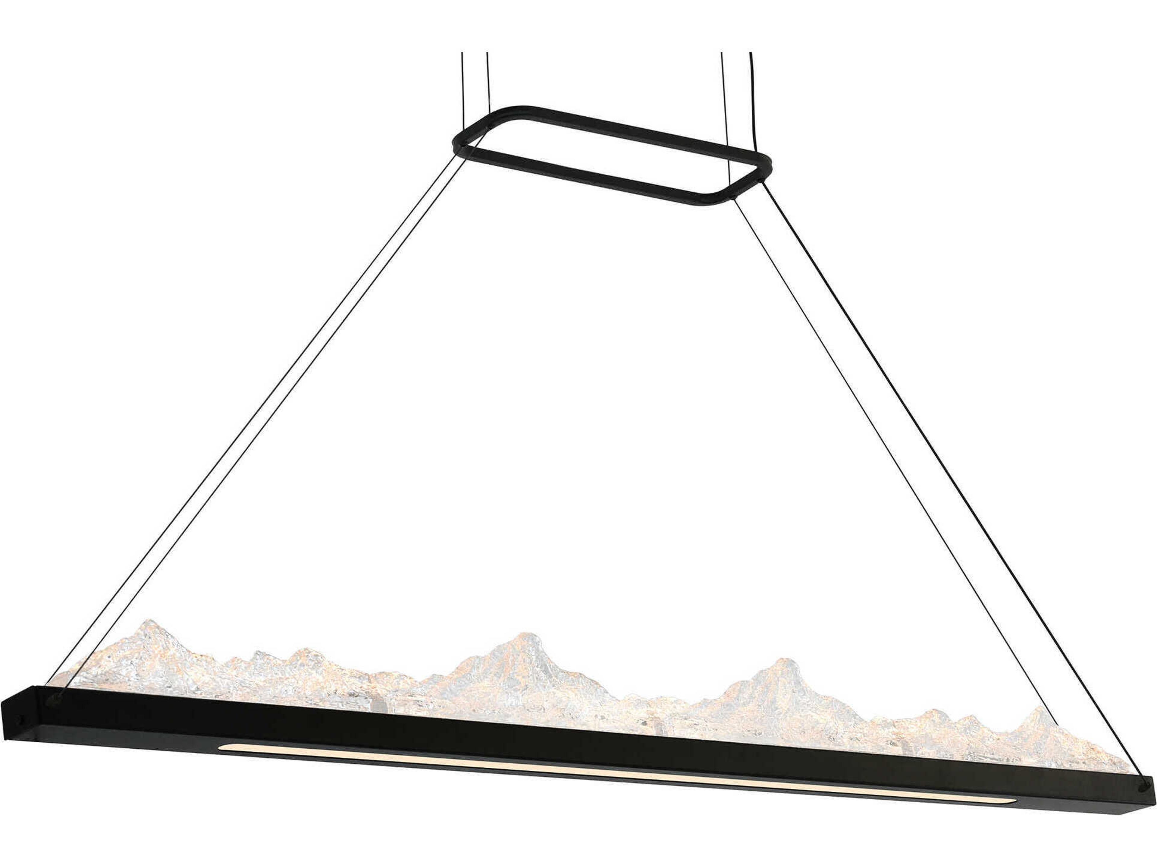 CWI Lighting Himalayas Black Island Pendant