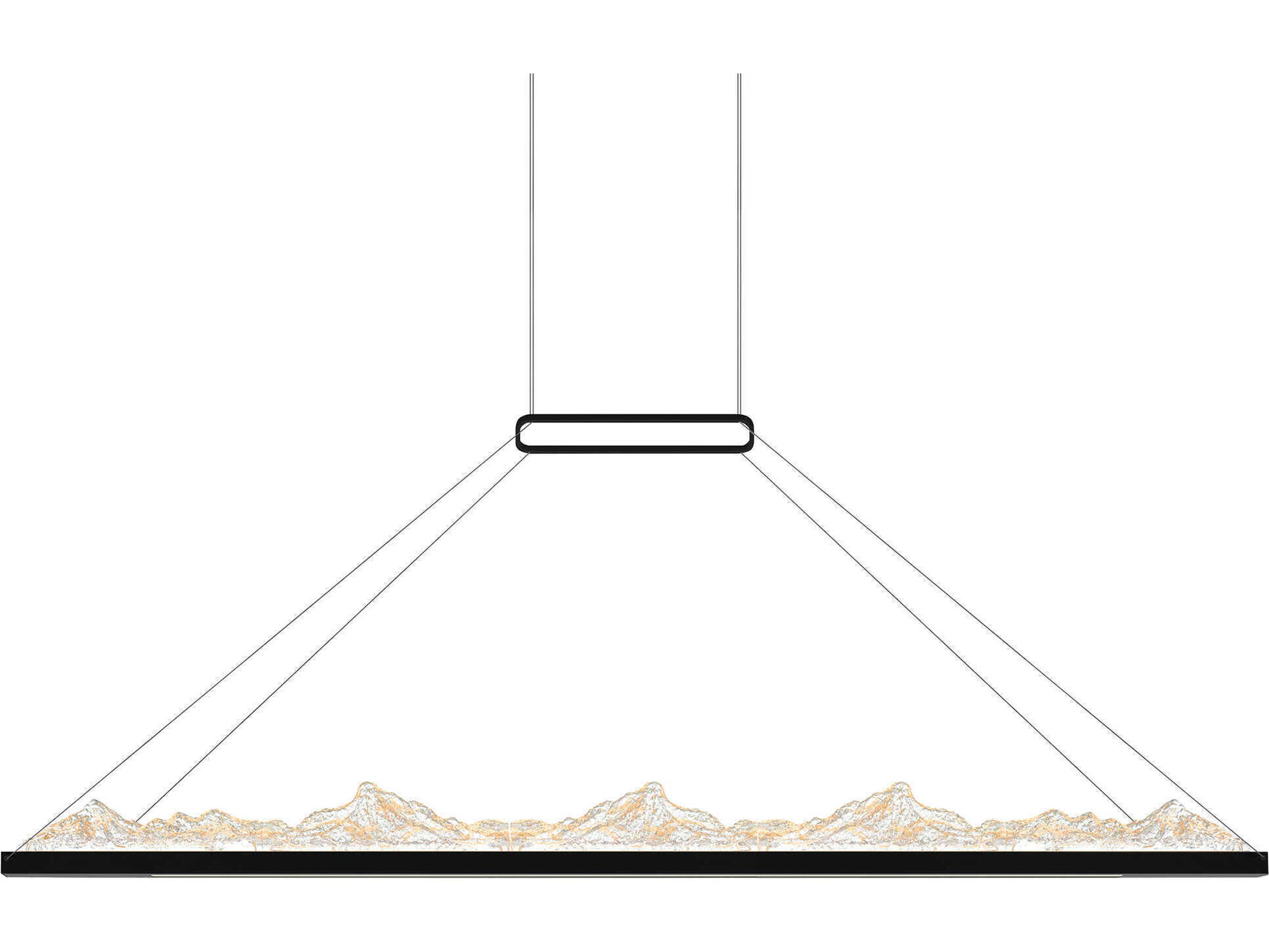 CWI Lighting Himalayas Black Island Pendant