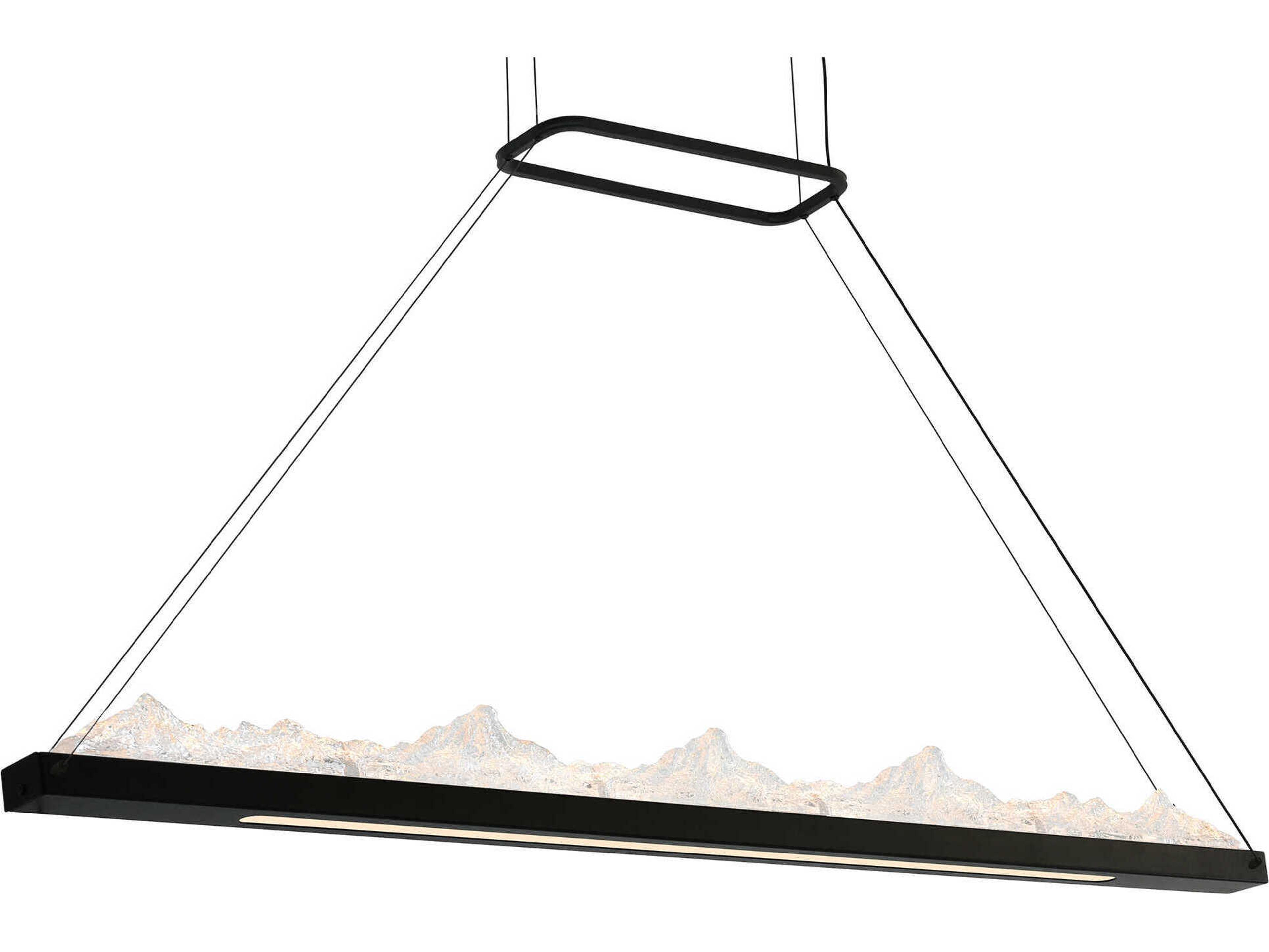 CWI Lighting Himalayas Black Island Pendant