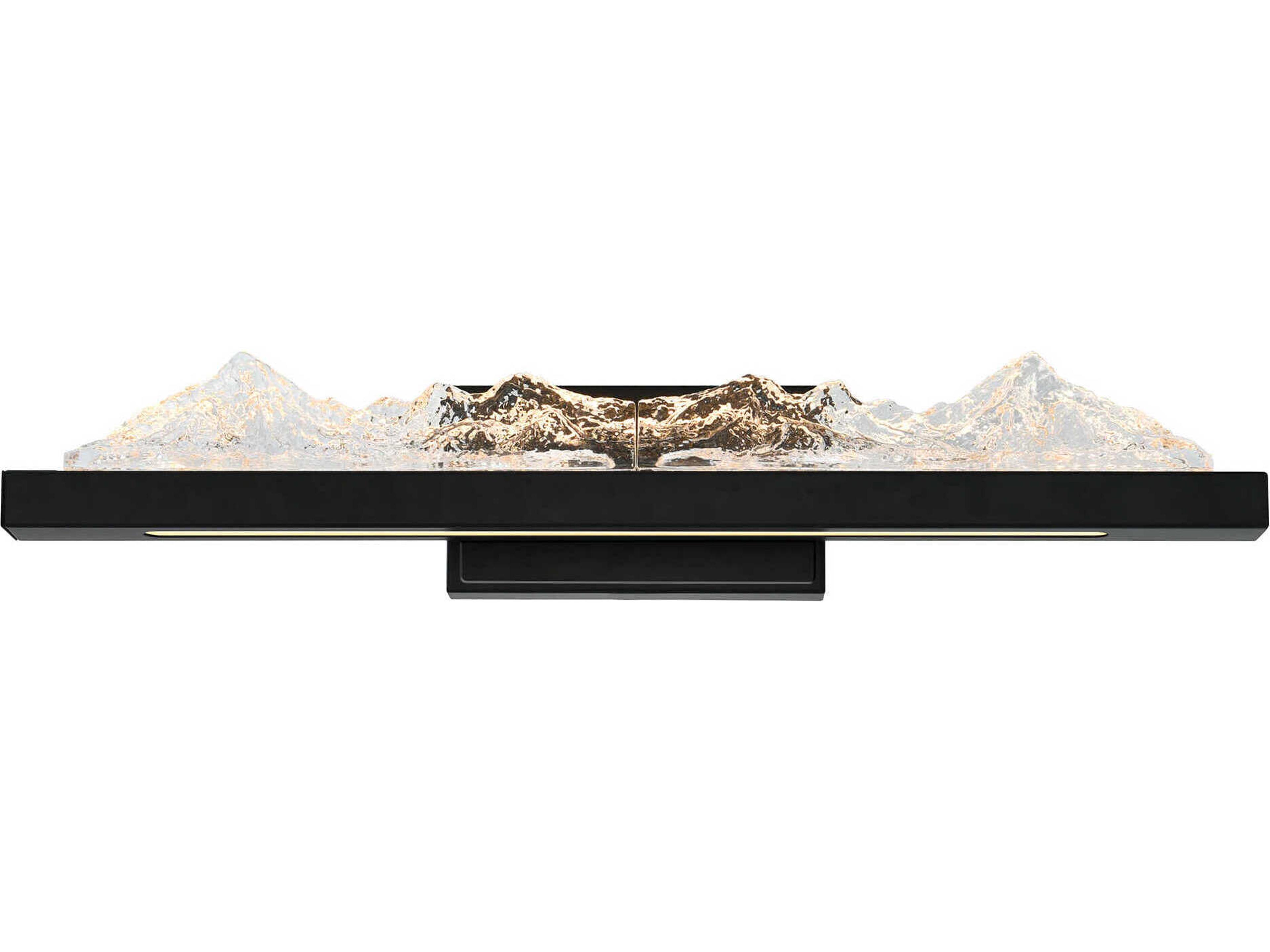 Himalayas Black Vanity Light