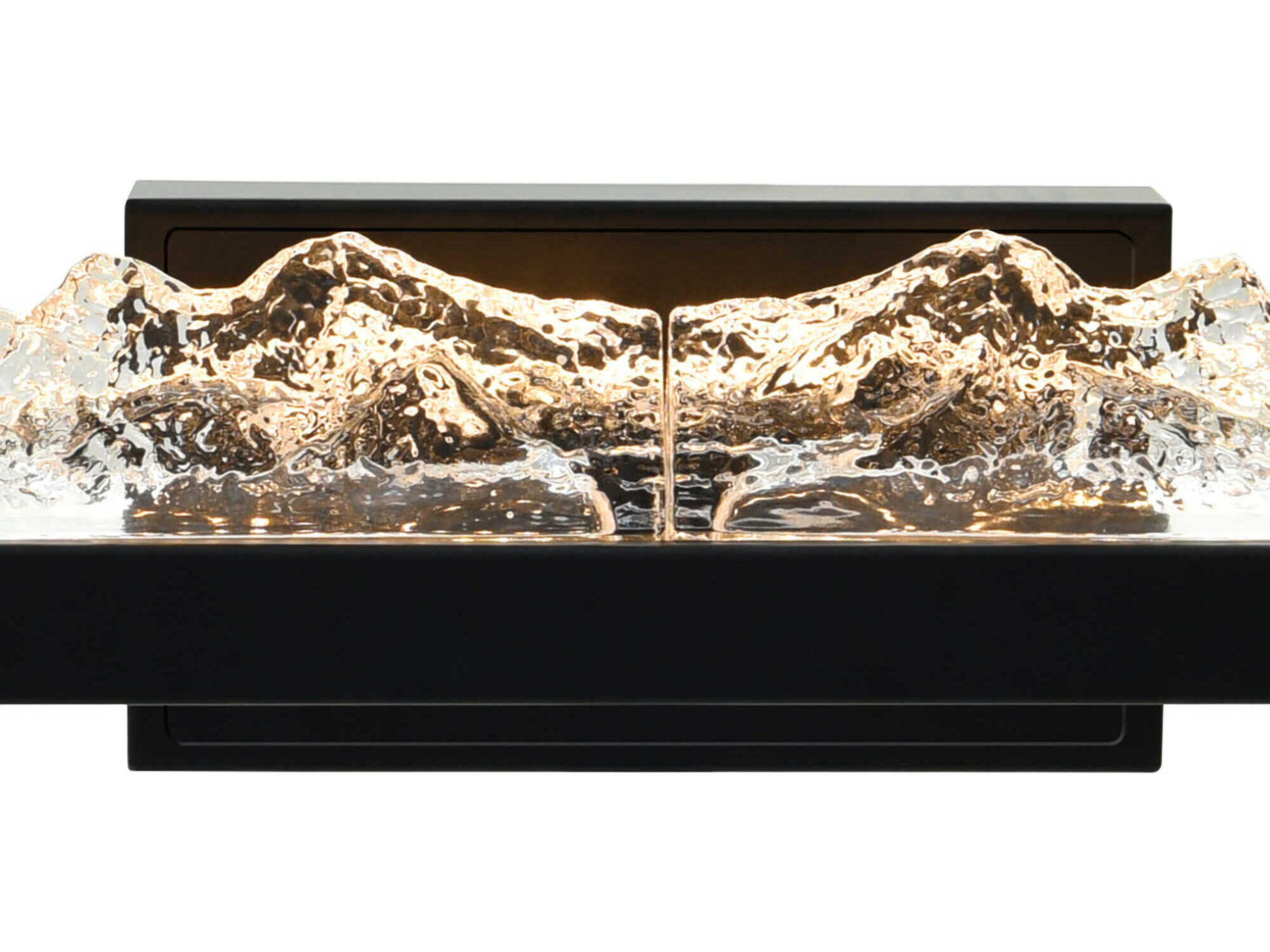 CWI Lighting Himalayas Black Vanity Light