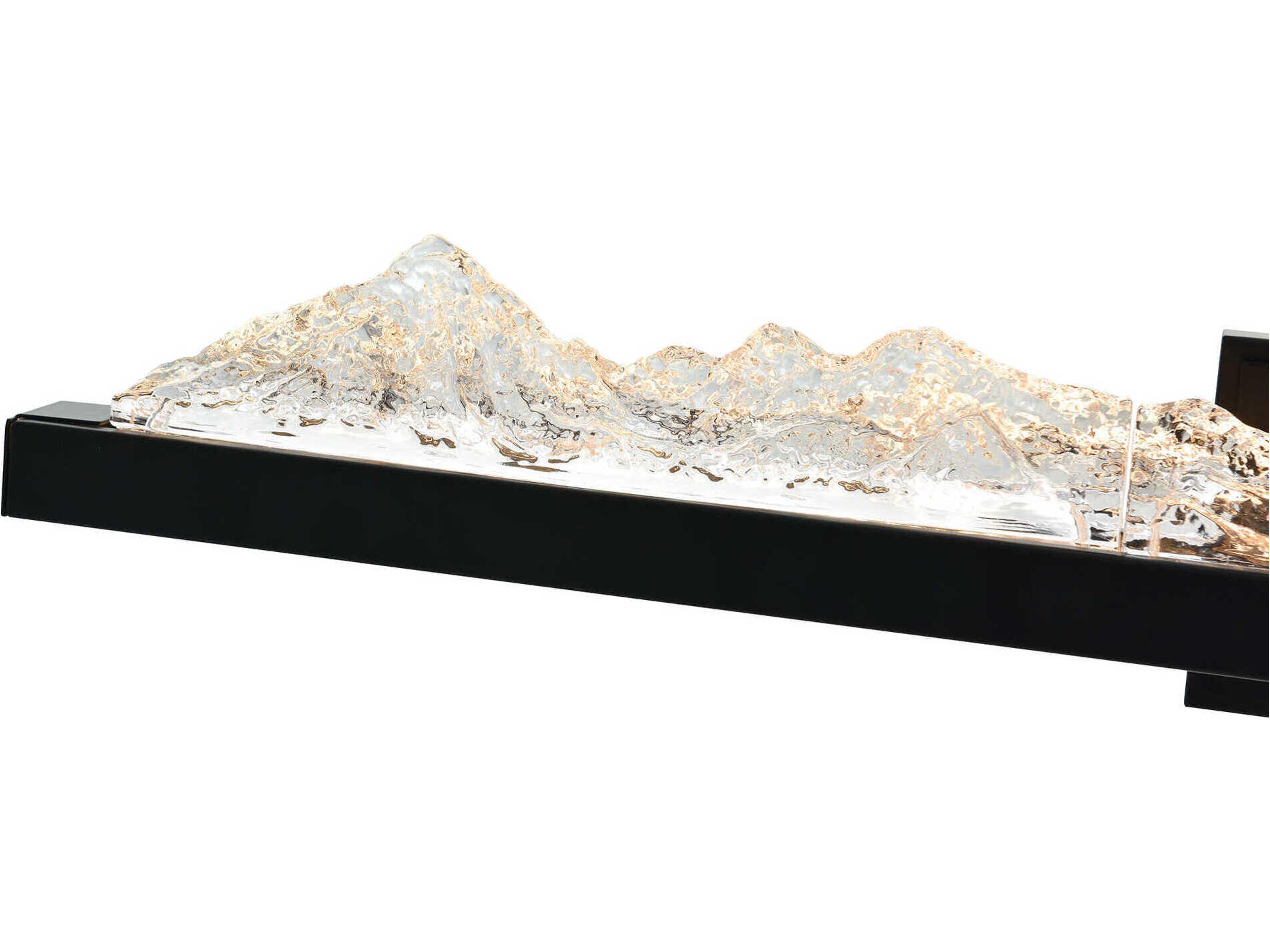 CWI Lighting Himalayas Black Vanity Light