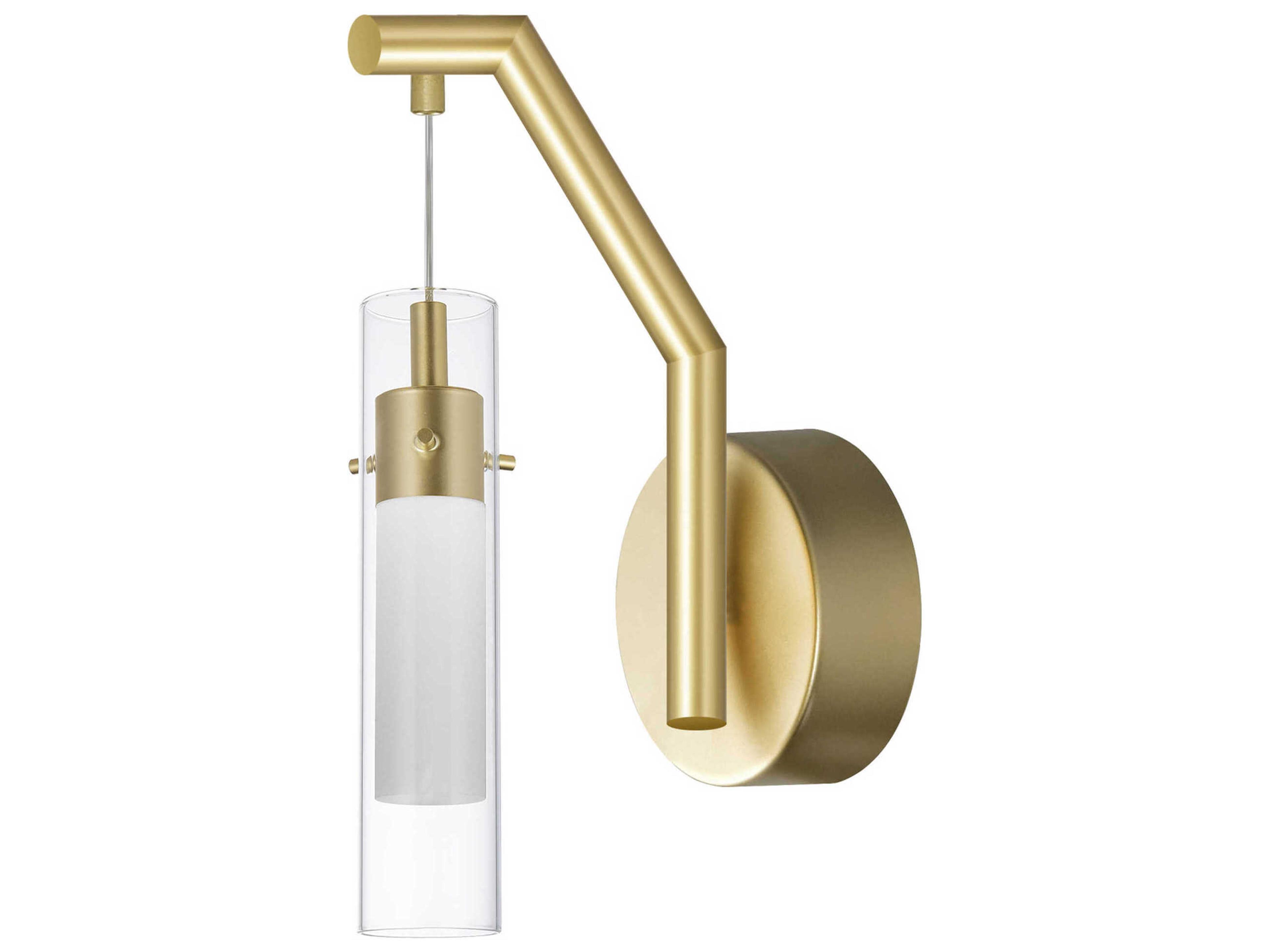 CWI Lighting Olinda Satin Gold Wall Sconce
