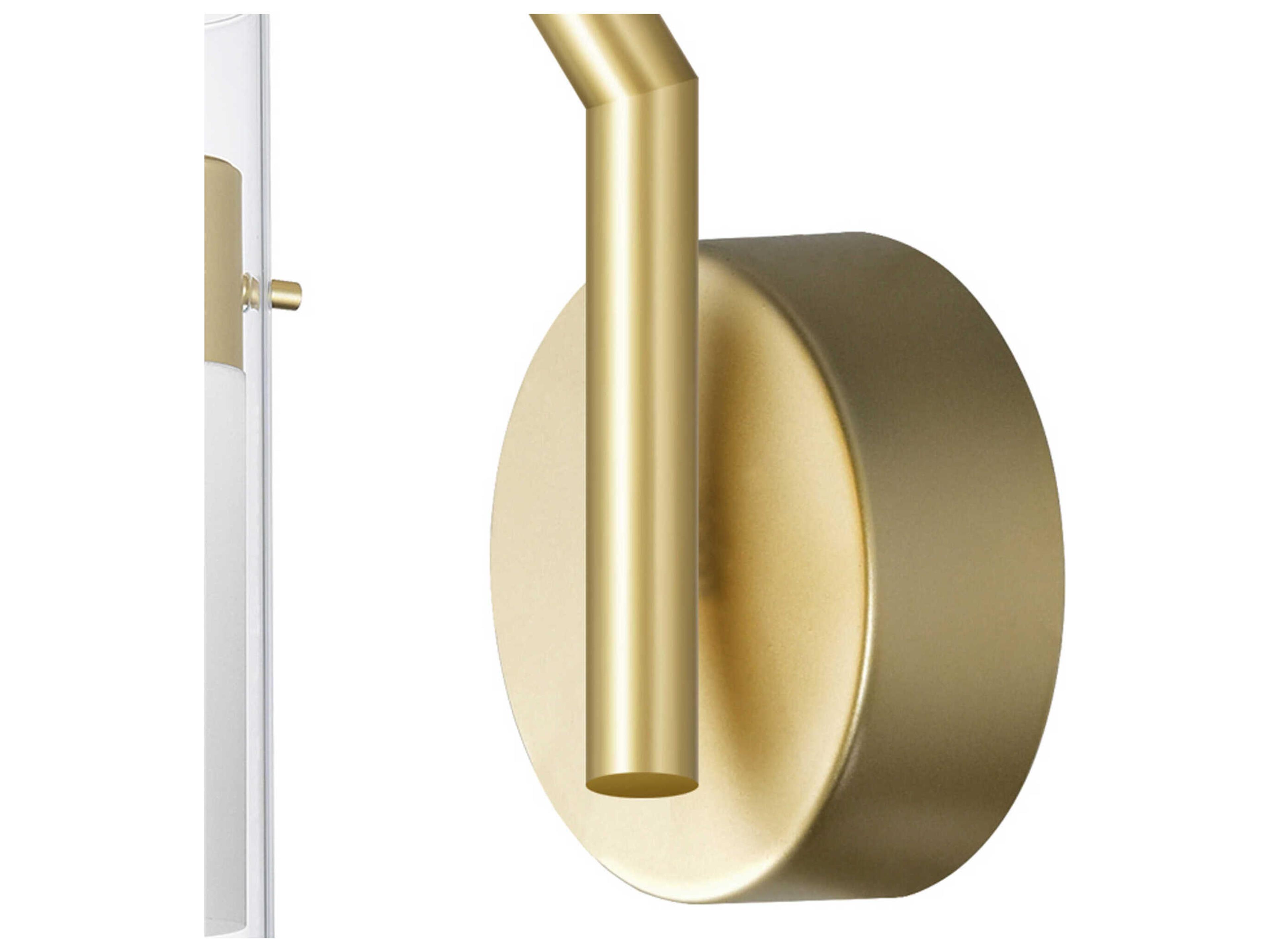 CWI Lighting Olinda Satin Gold Wall Sconce