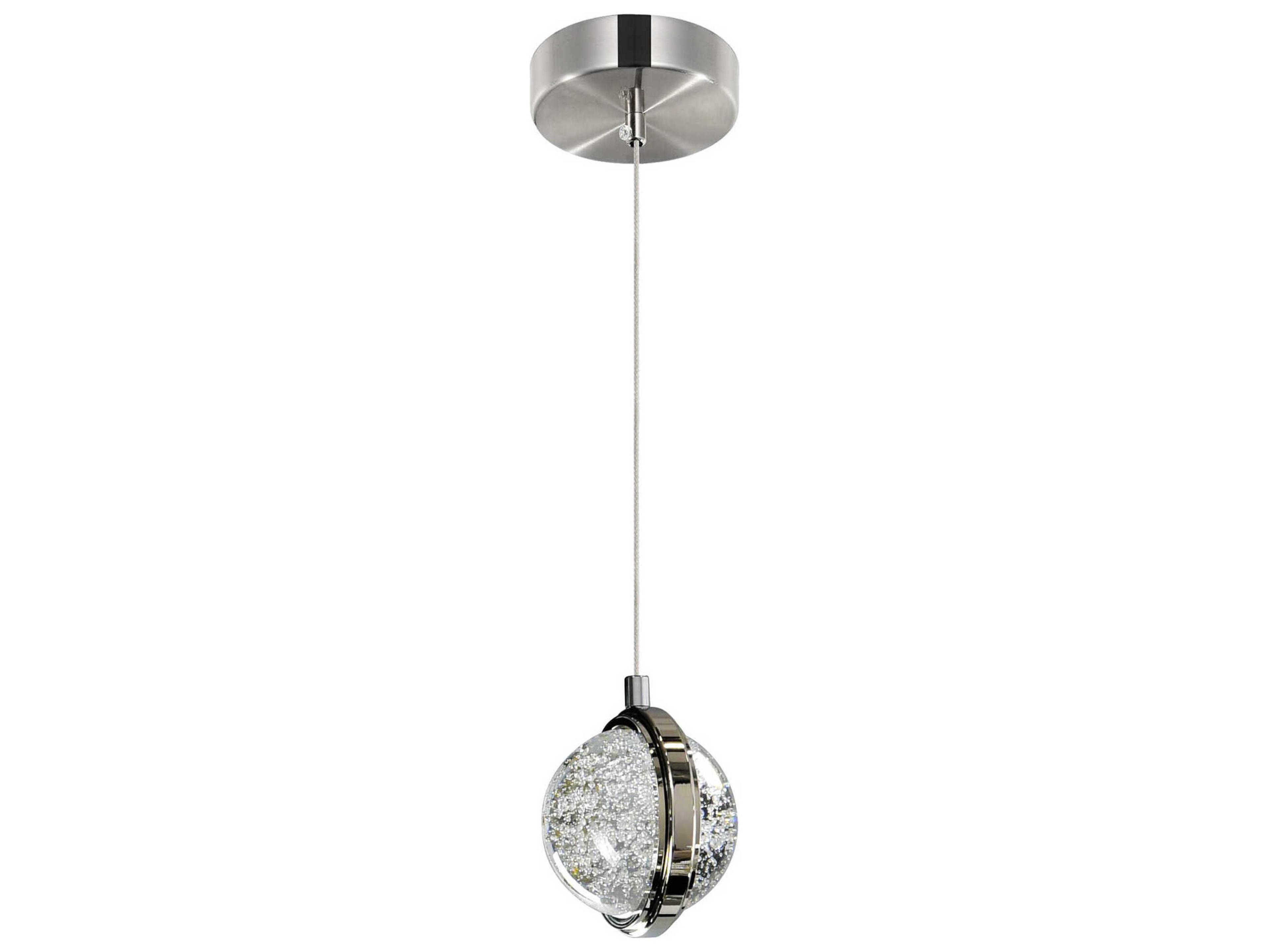 CWI Lighting Salvador Polished Nickel Globe Mini Pendant